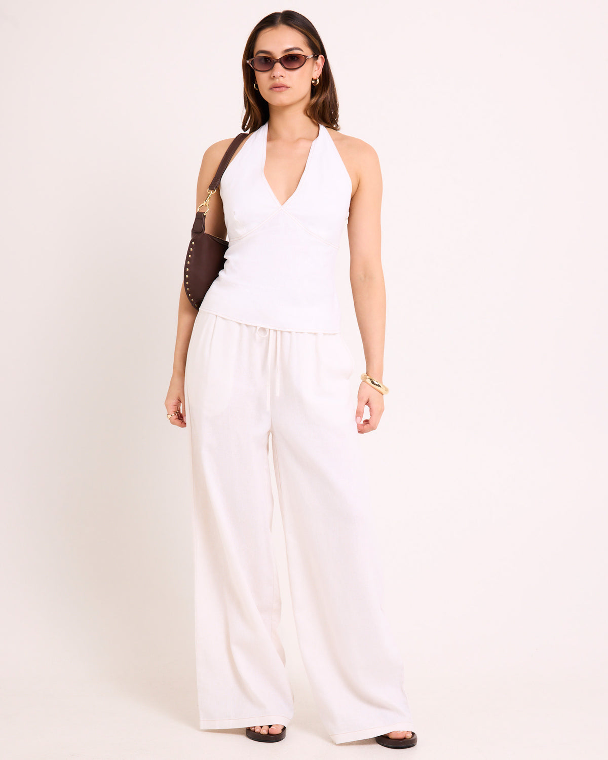 Hali Halter Top WHITE