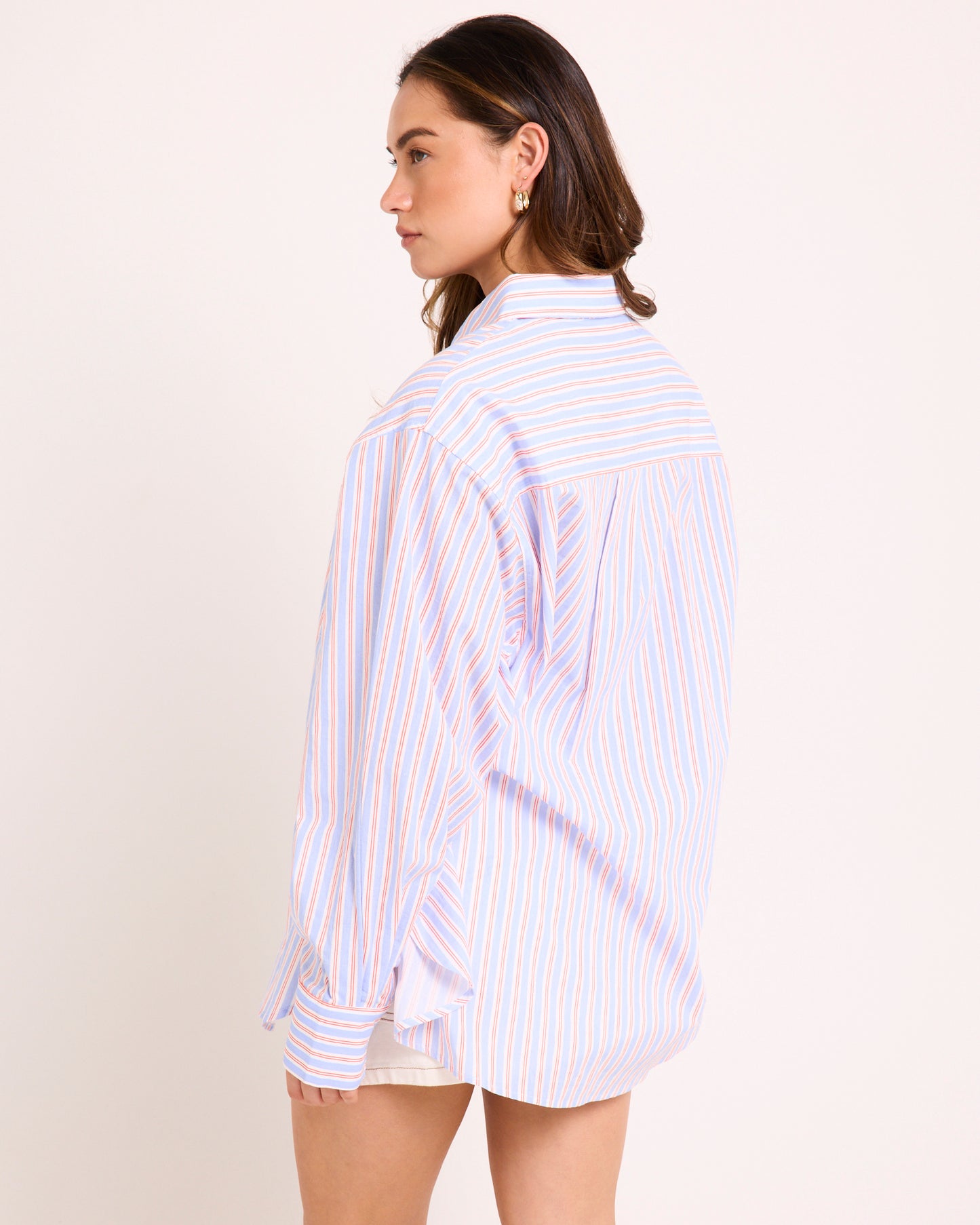 Coby Crisp Oversized Long Sleeve Shirt