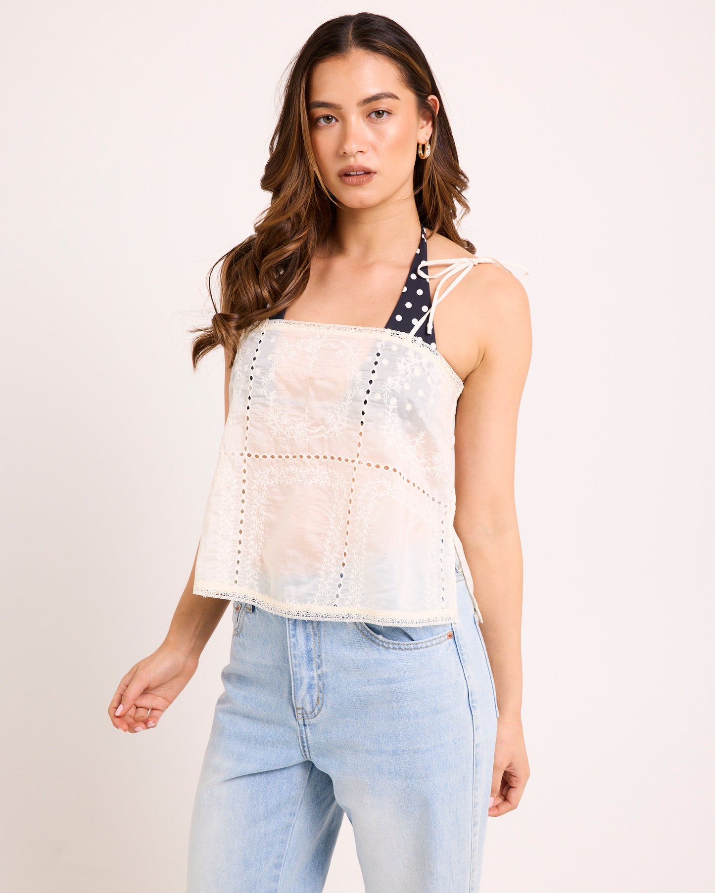 Louie Embroidered Top