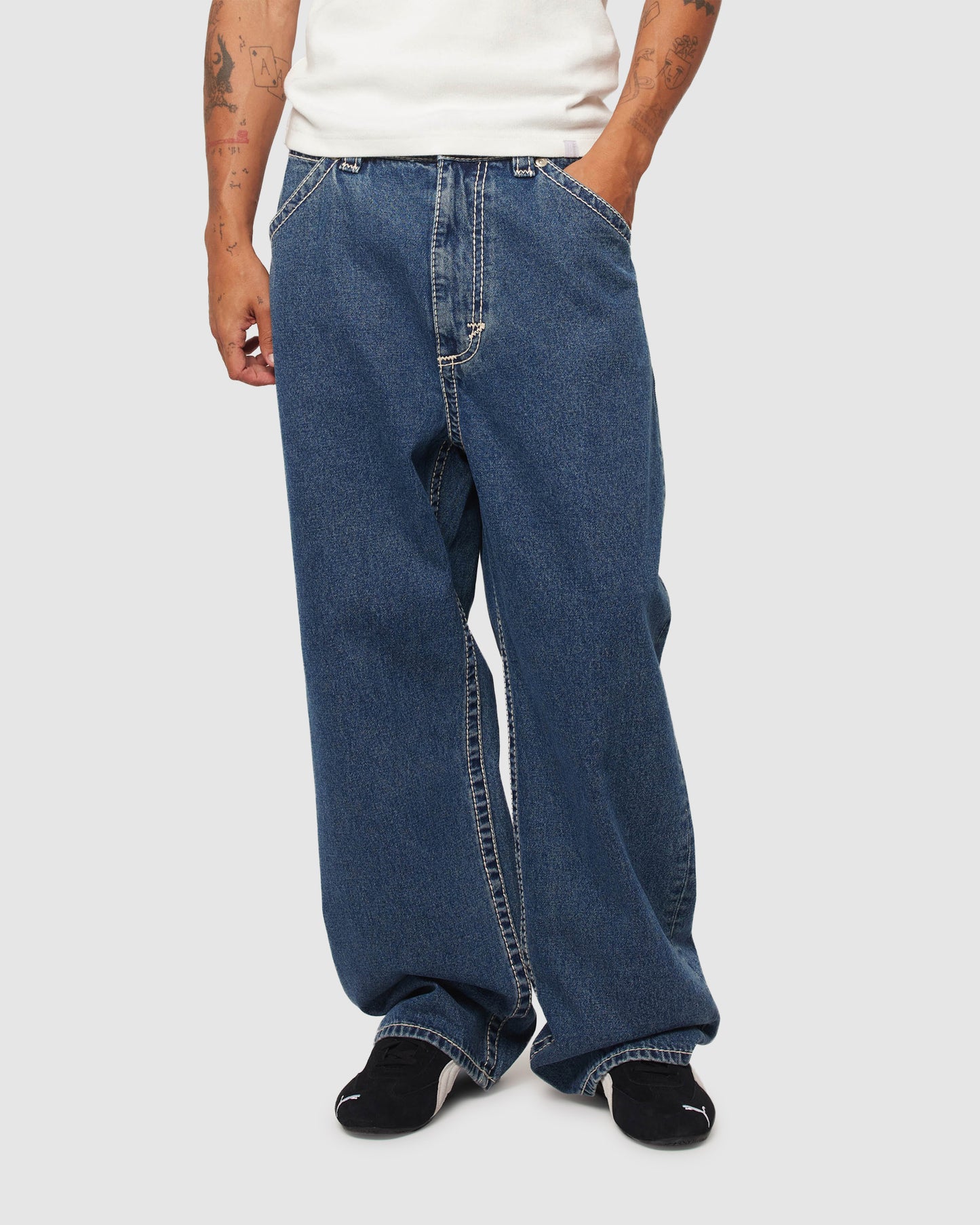 A6 Big Stitch Denim Jeans Rio
