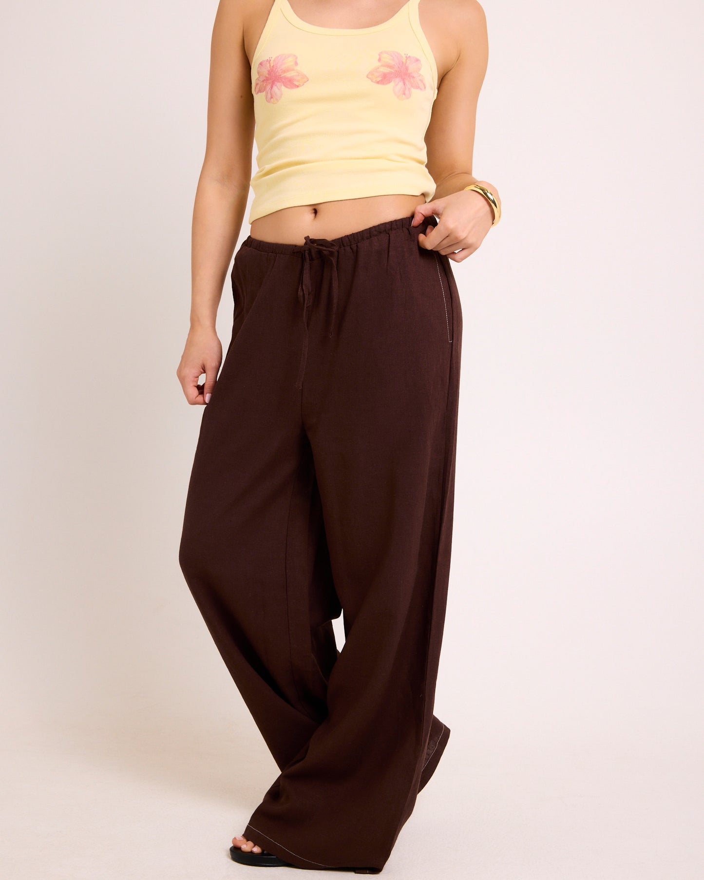 Hideaway Linen Wide Leg Pants