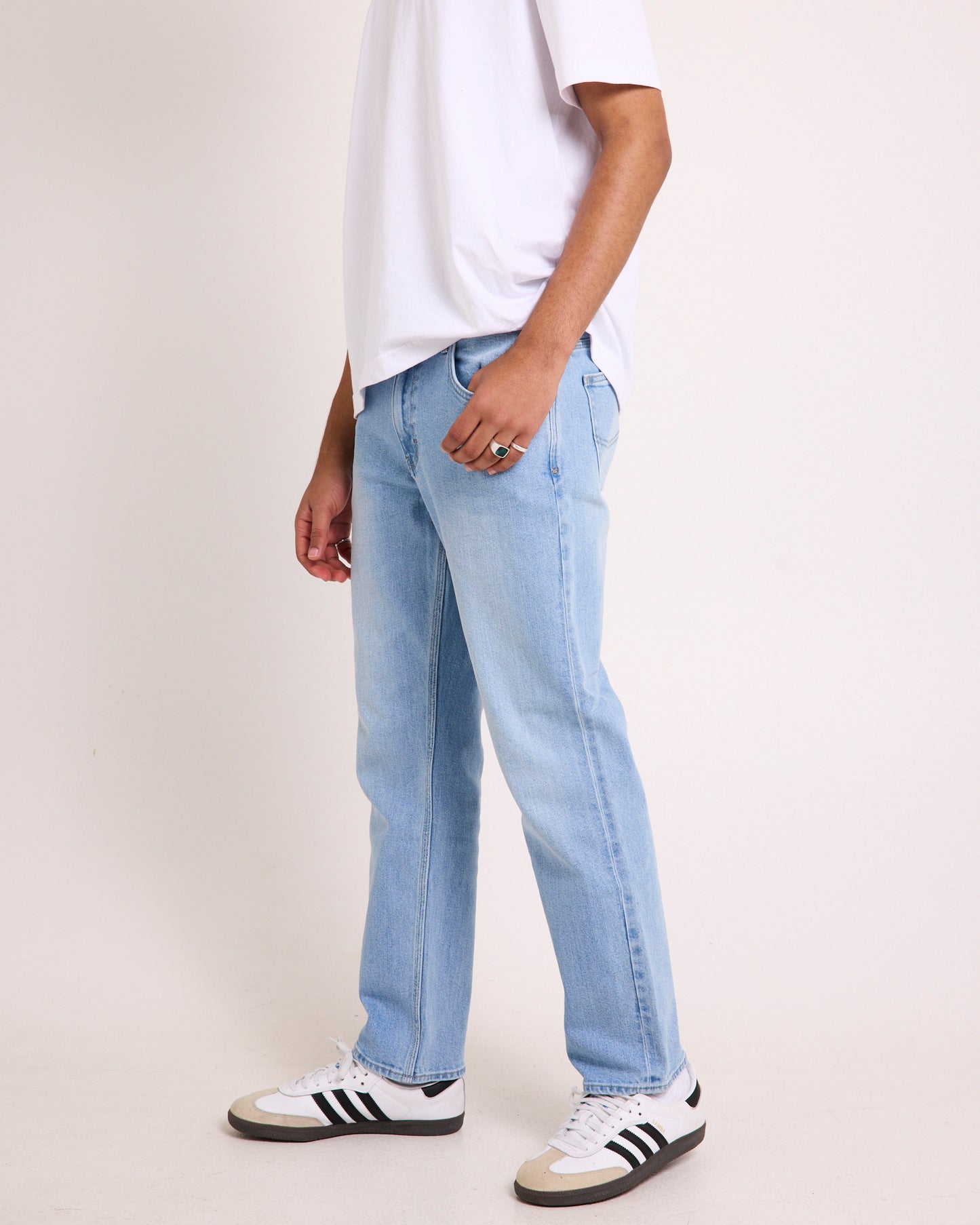 L-Three Straight Denim Jeans