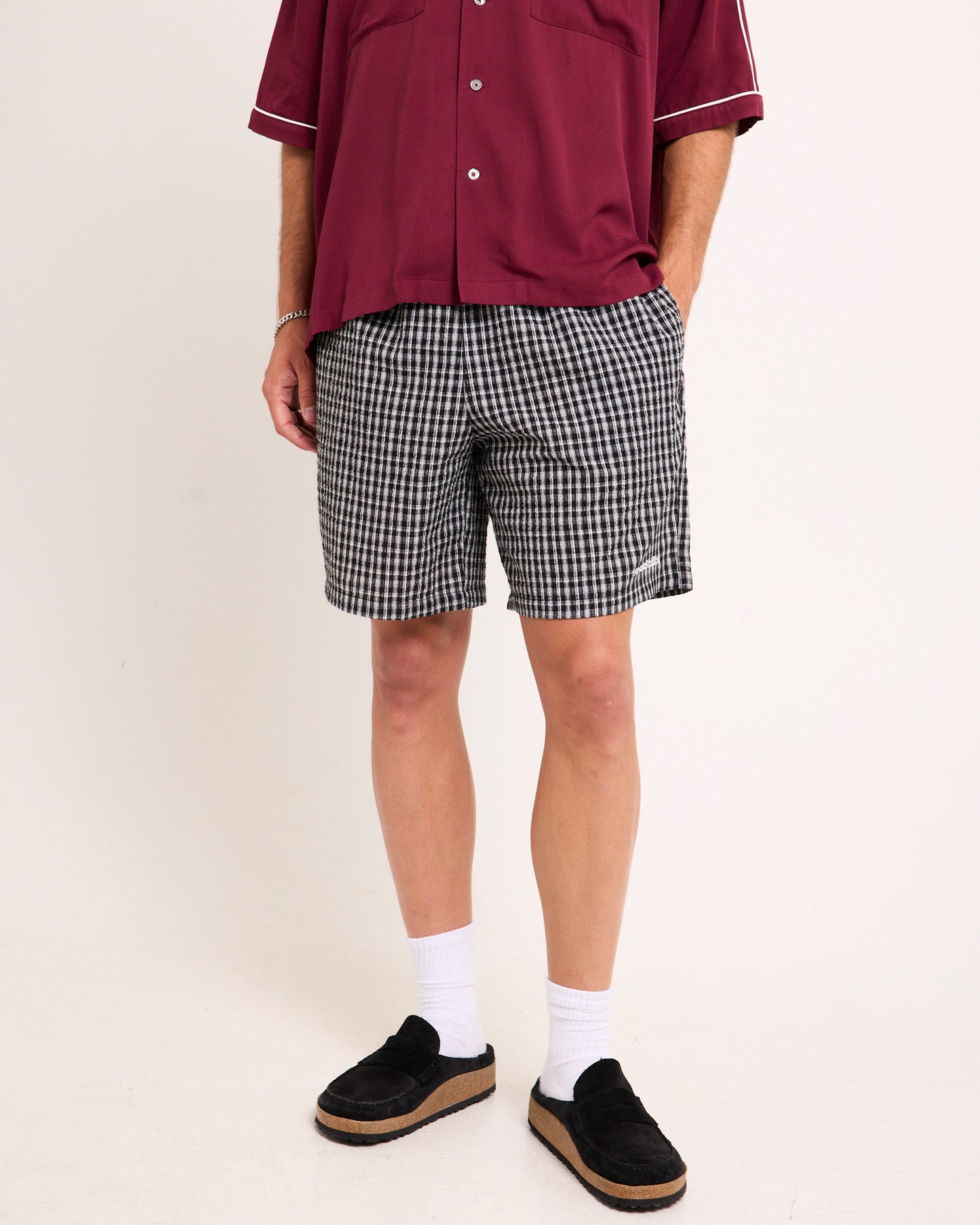 Welty Check Shorts