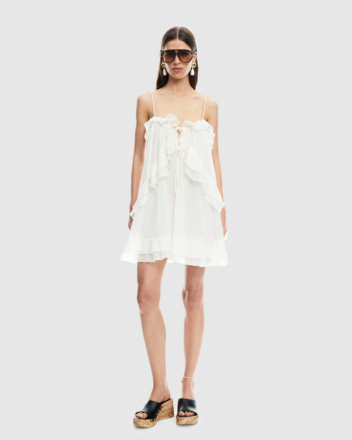 Ethereal Mini Dress PEARL