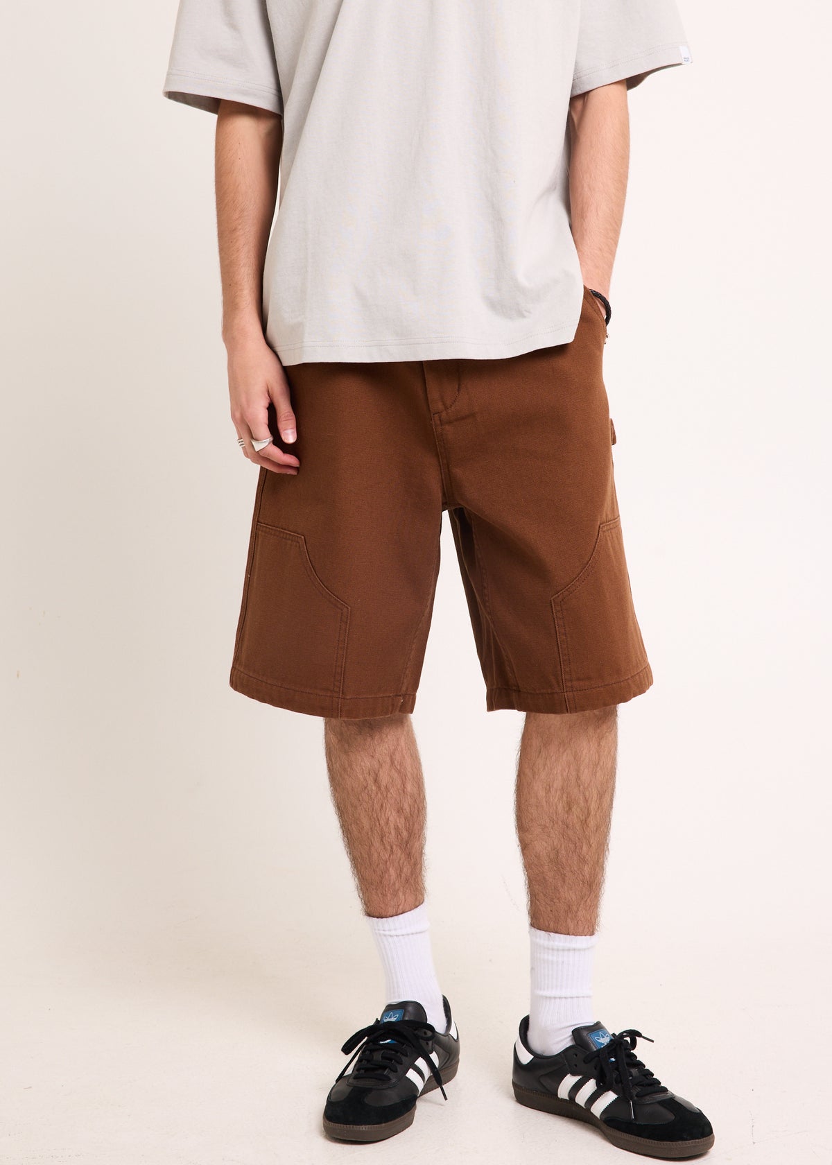 Industrial Carpenter Shorts TAN