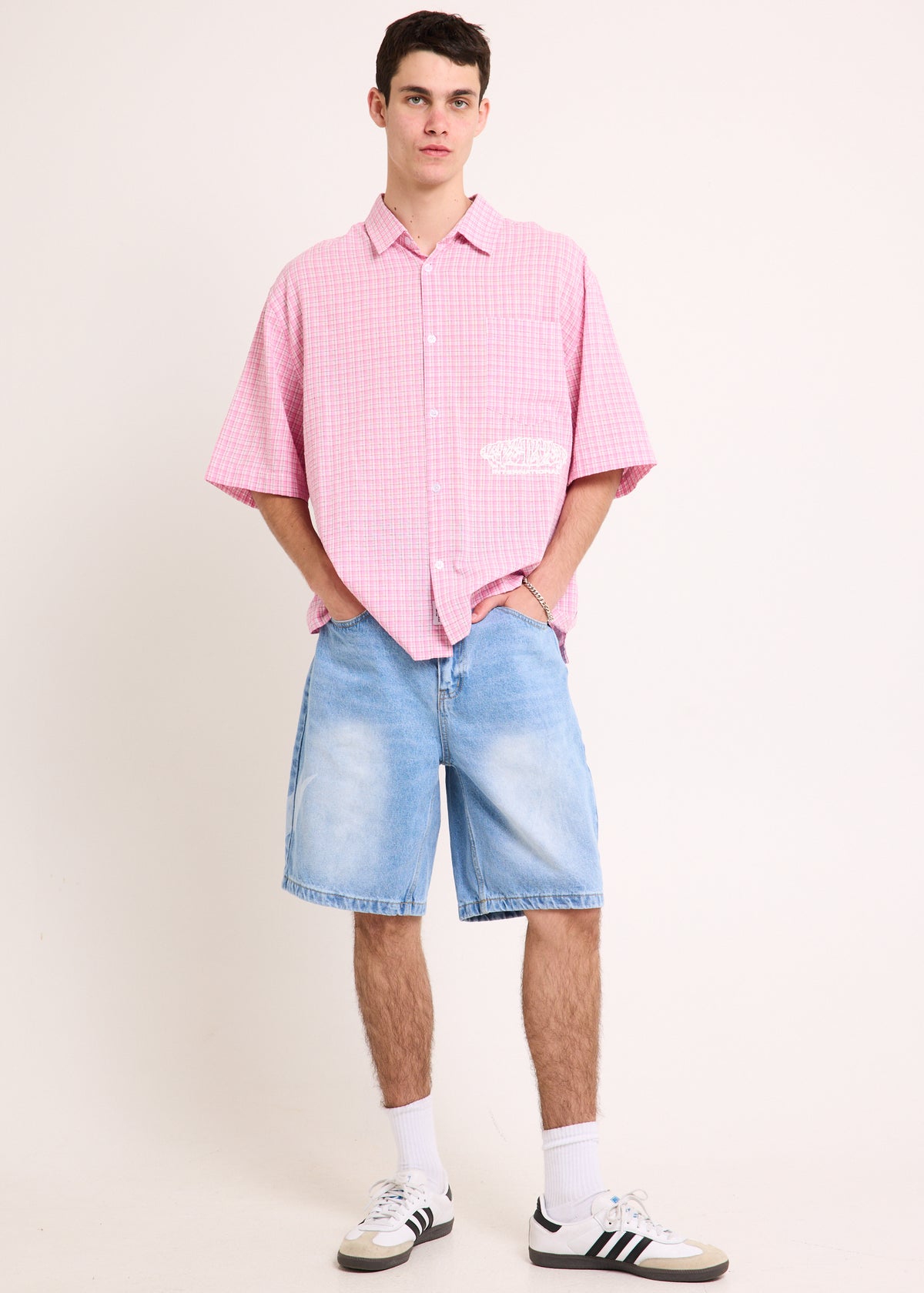 International Jort RINSED BLUE
