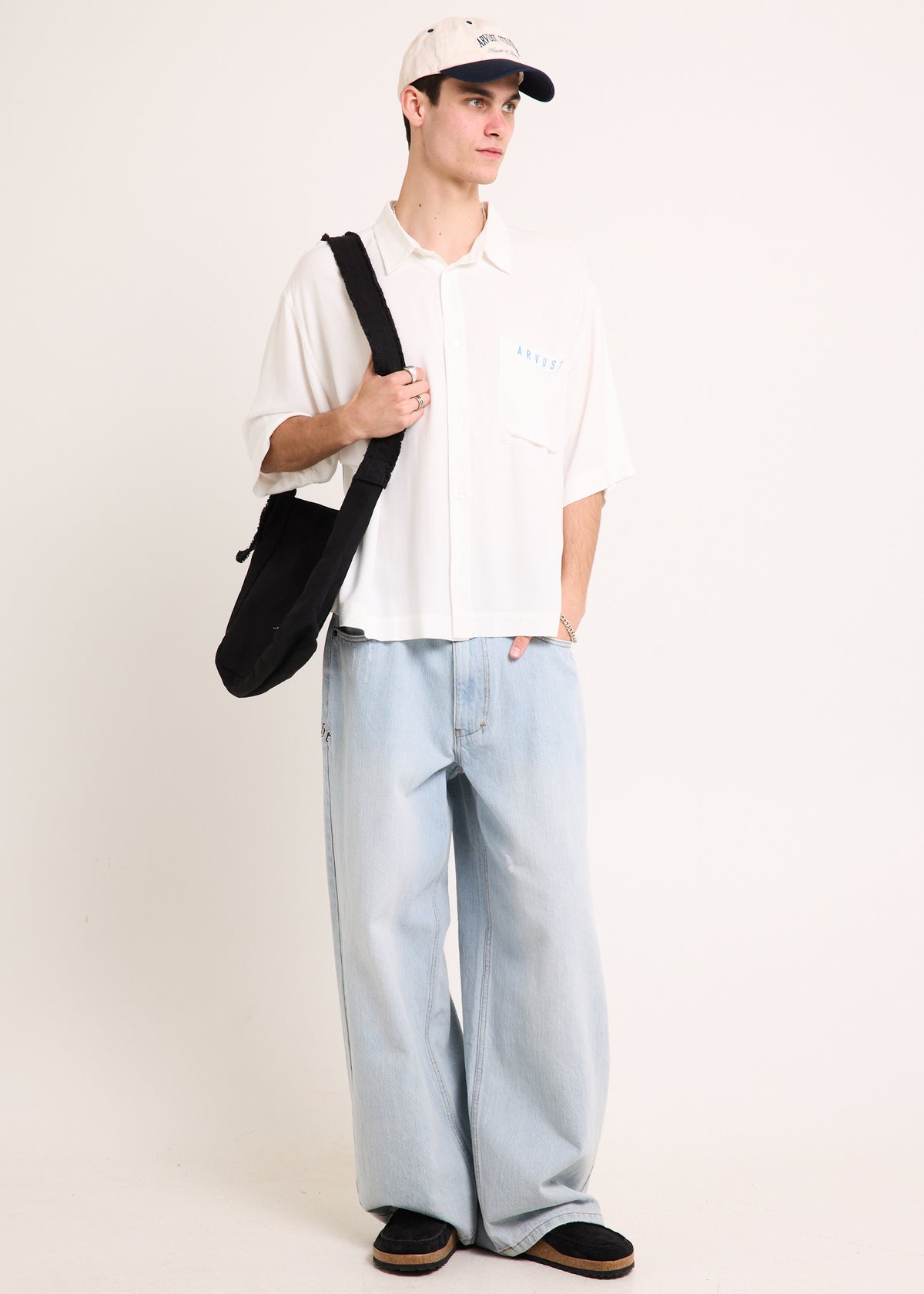 Sail Cropped Shirt WHITE
