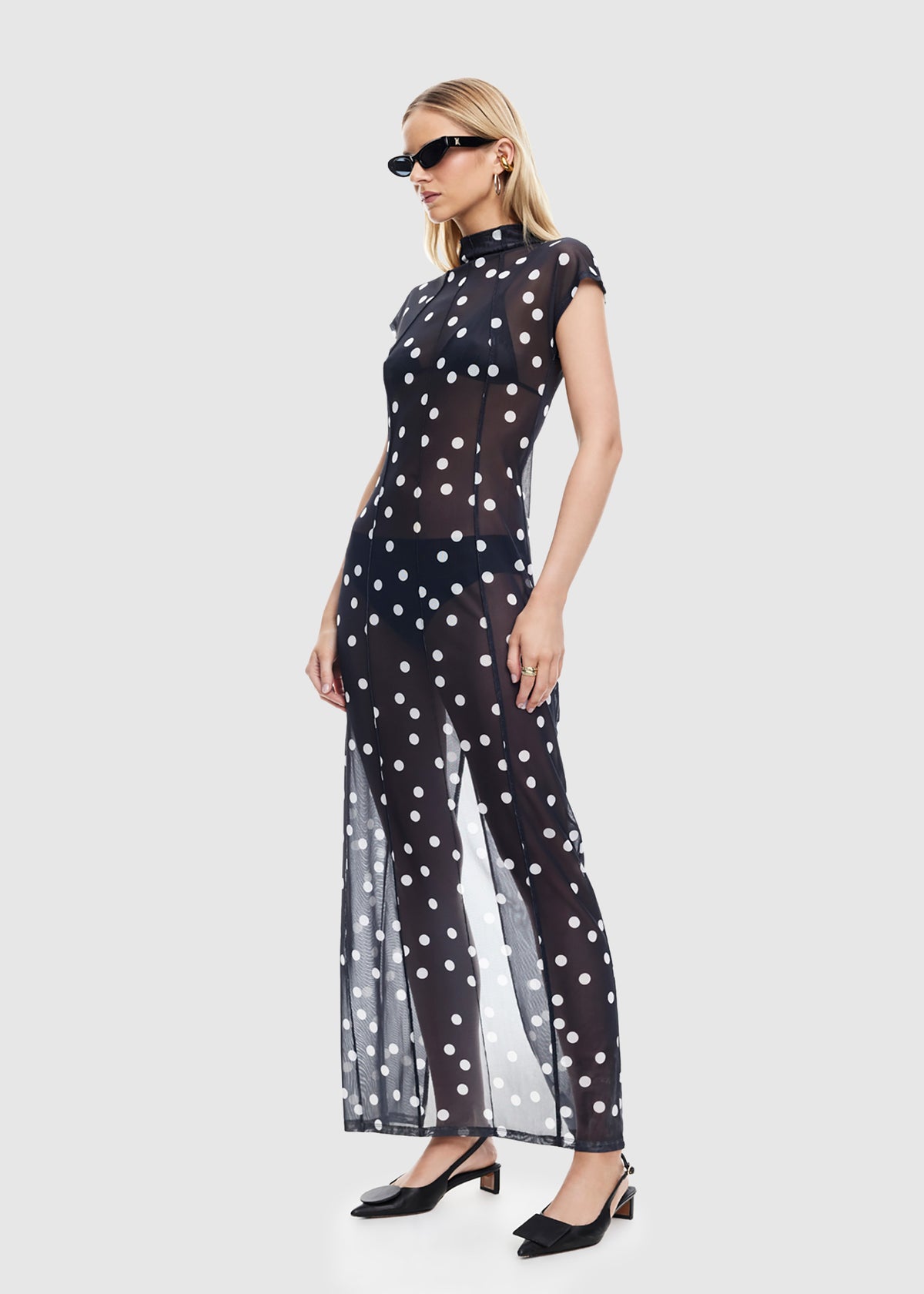 Redefined Maxi Dress NOIR POLKA