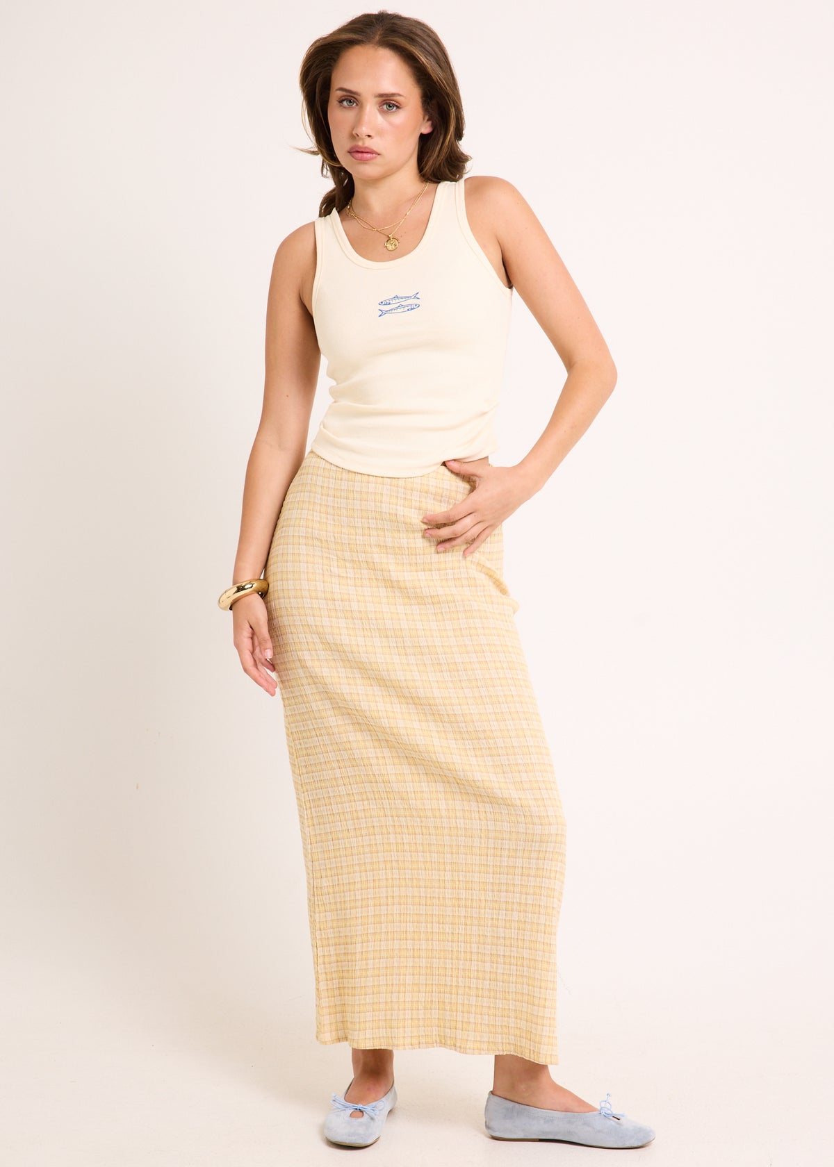 Belem Tank Top NATURAL