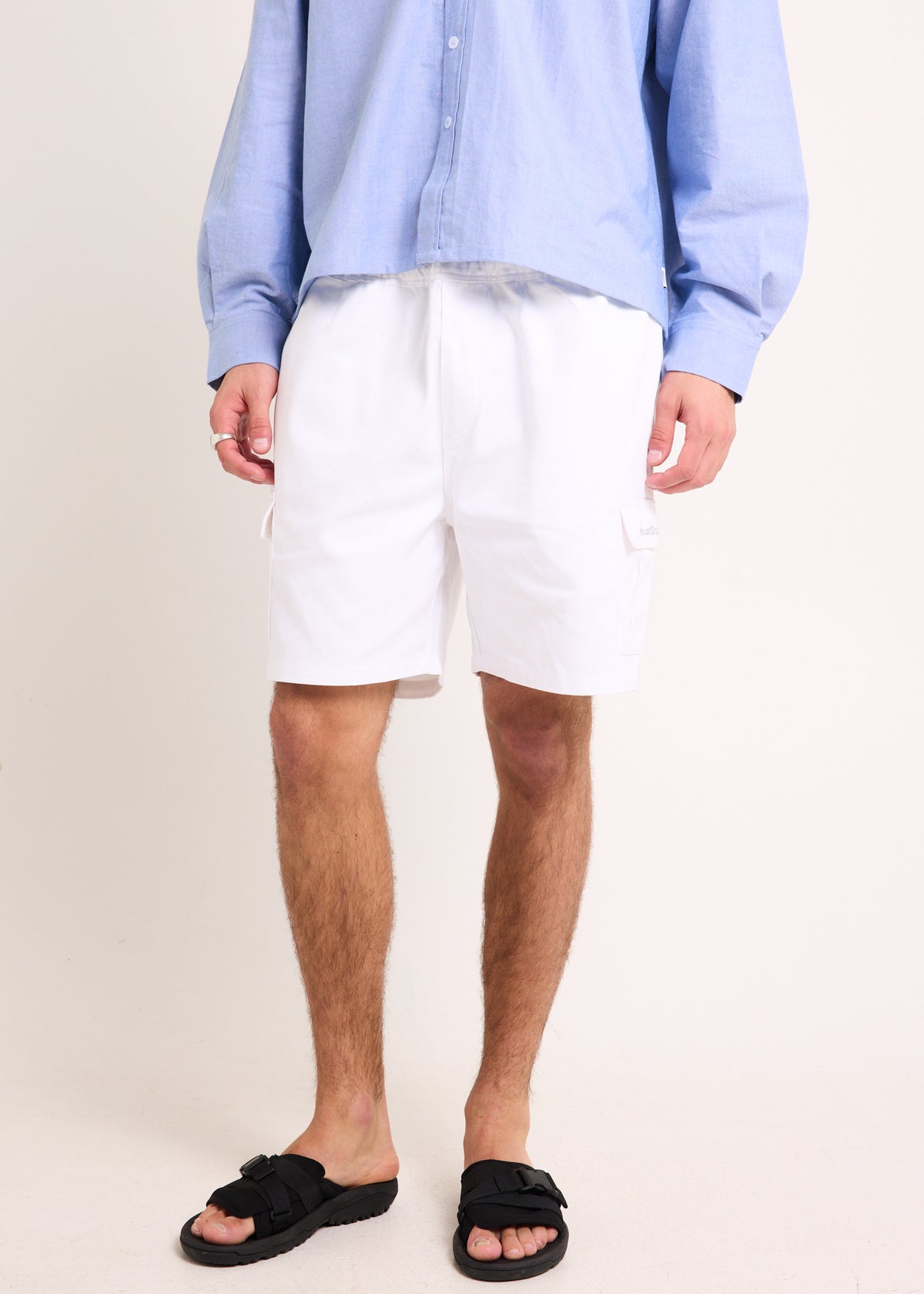 Alessio Cargo Shorts WHITE
