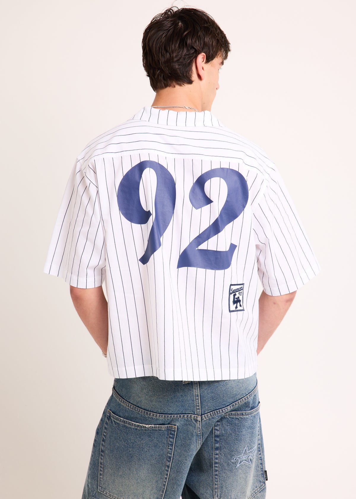La Baseball Shirt WHITE