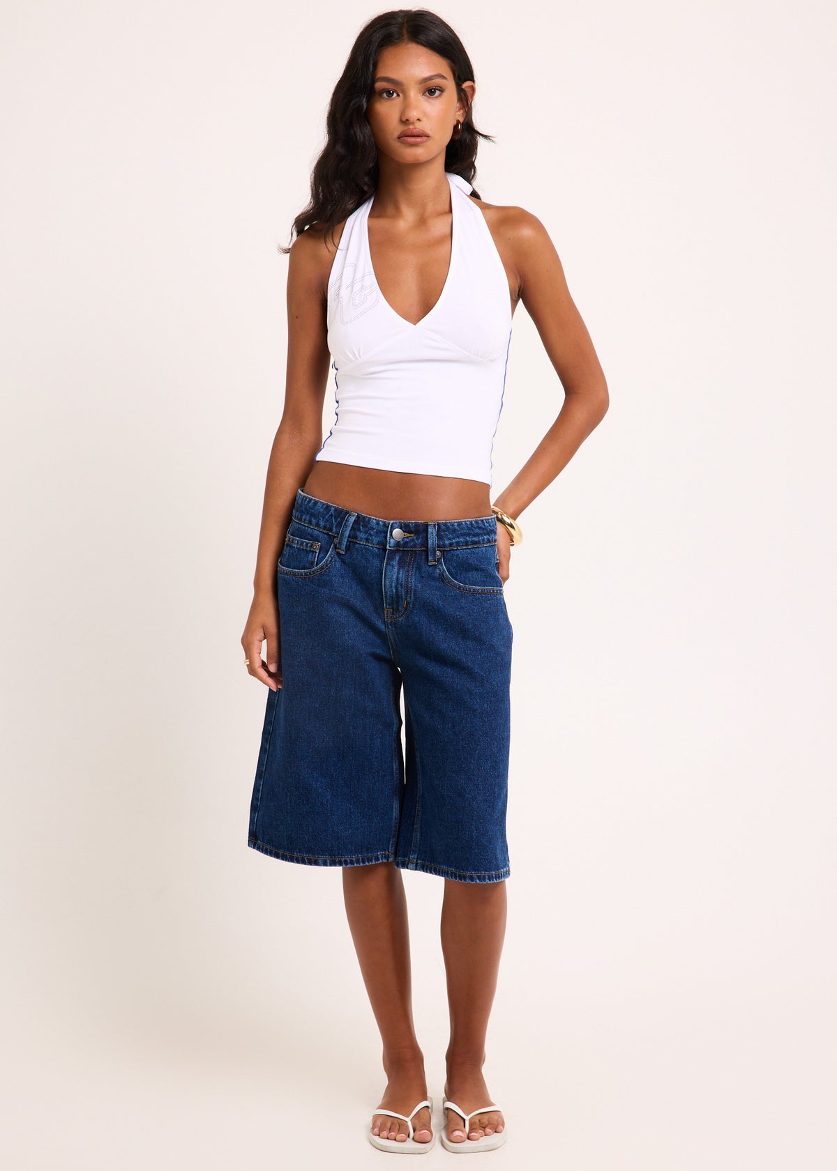 Archive Relaxed Denim Shorts DENIM