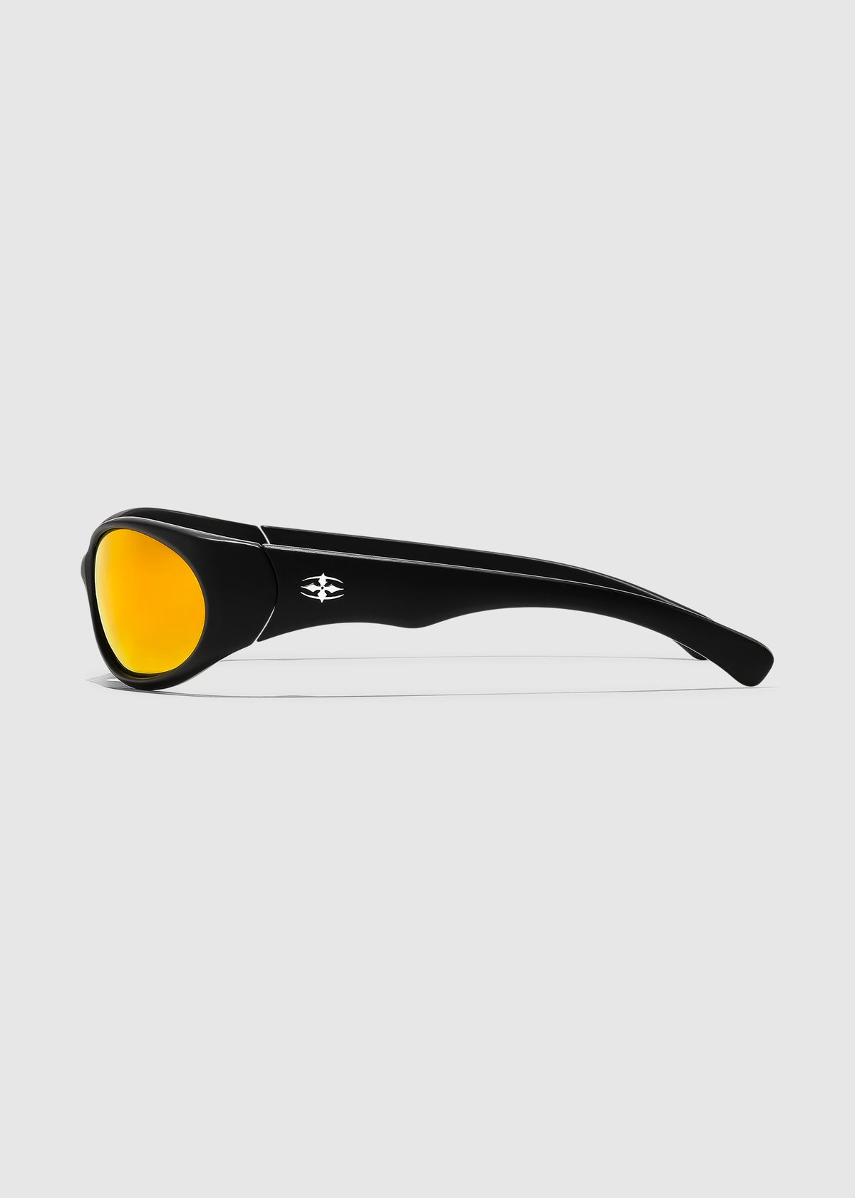 Demon Speed Sunglasses MATTE BLACK / ORANGE POLARISED