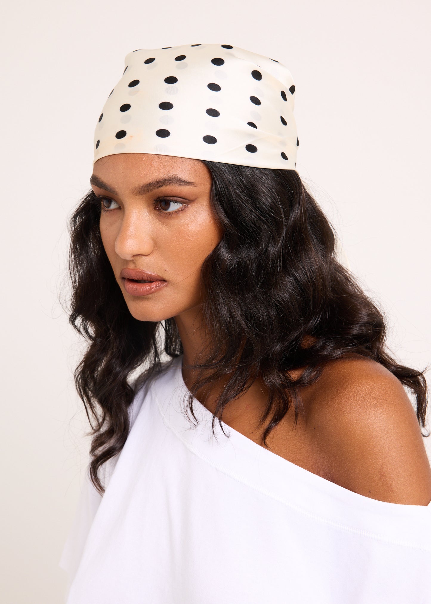Paris Polka Head Scarf