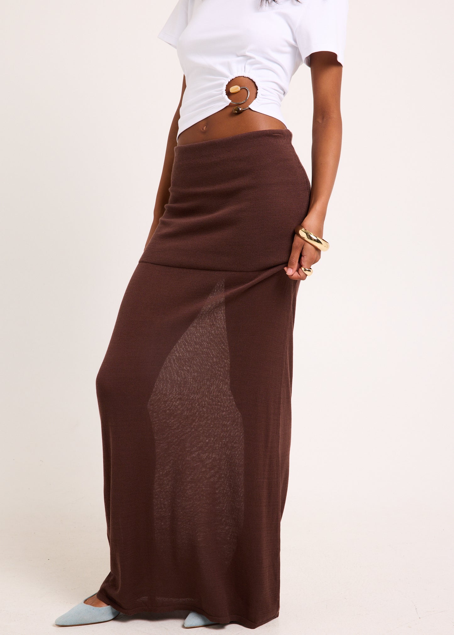 Milano Sheer Maxi Skirt