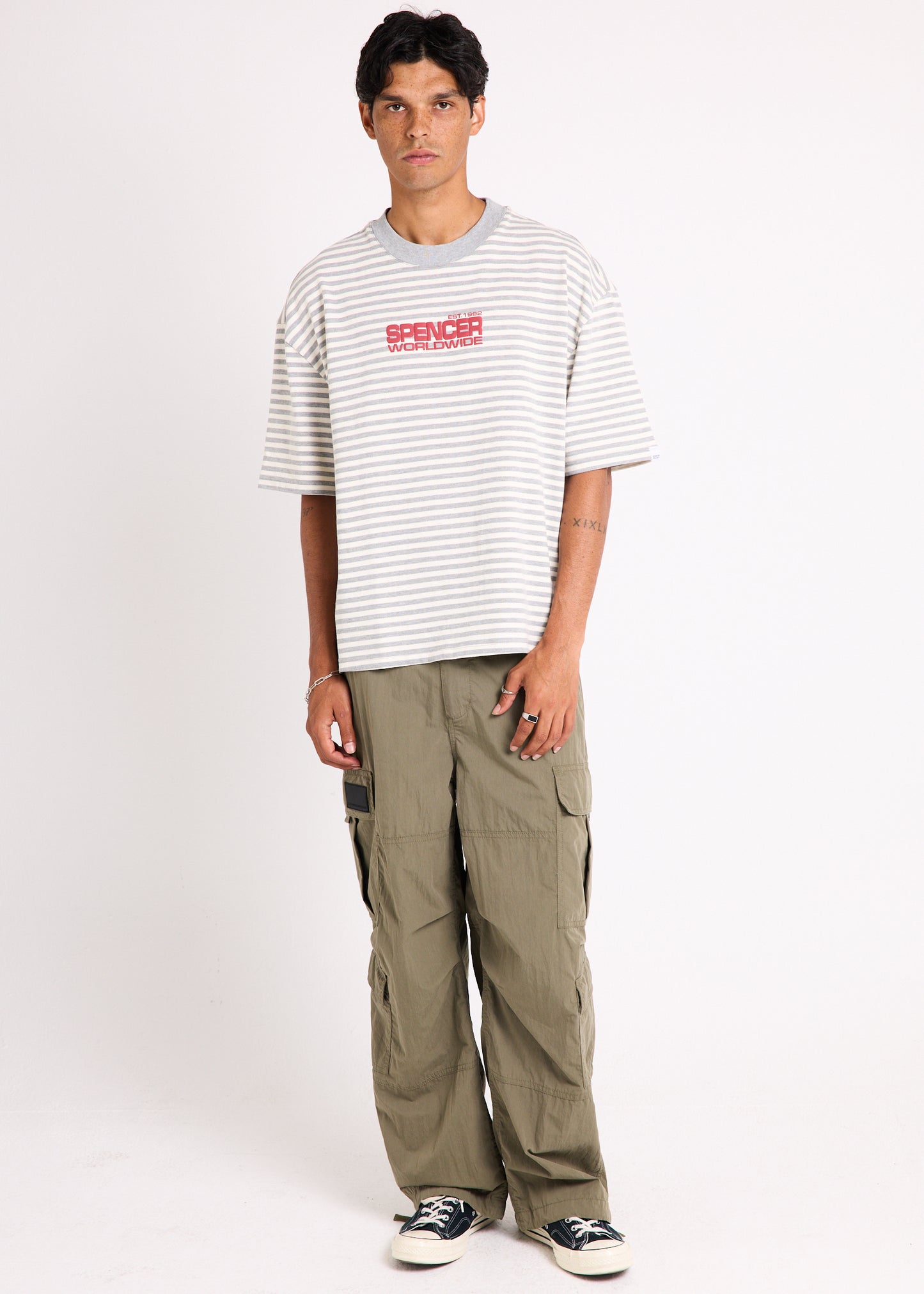 Minor  Stripe Short Sleeve T-Shirt