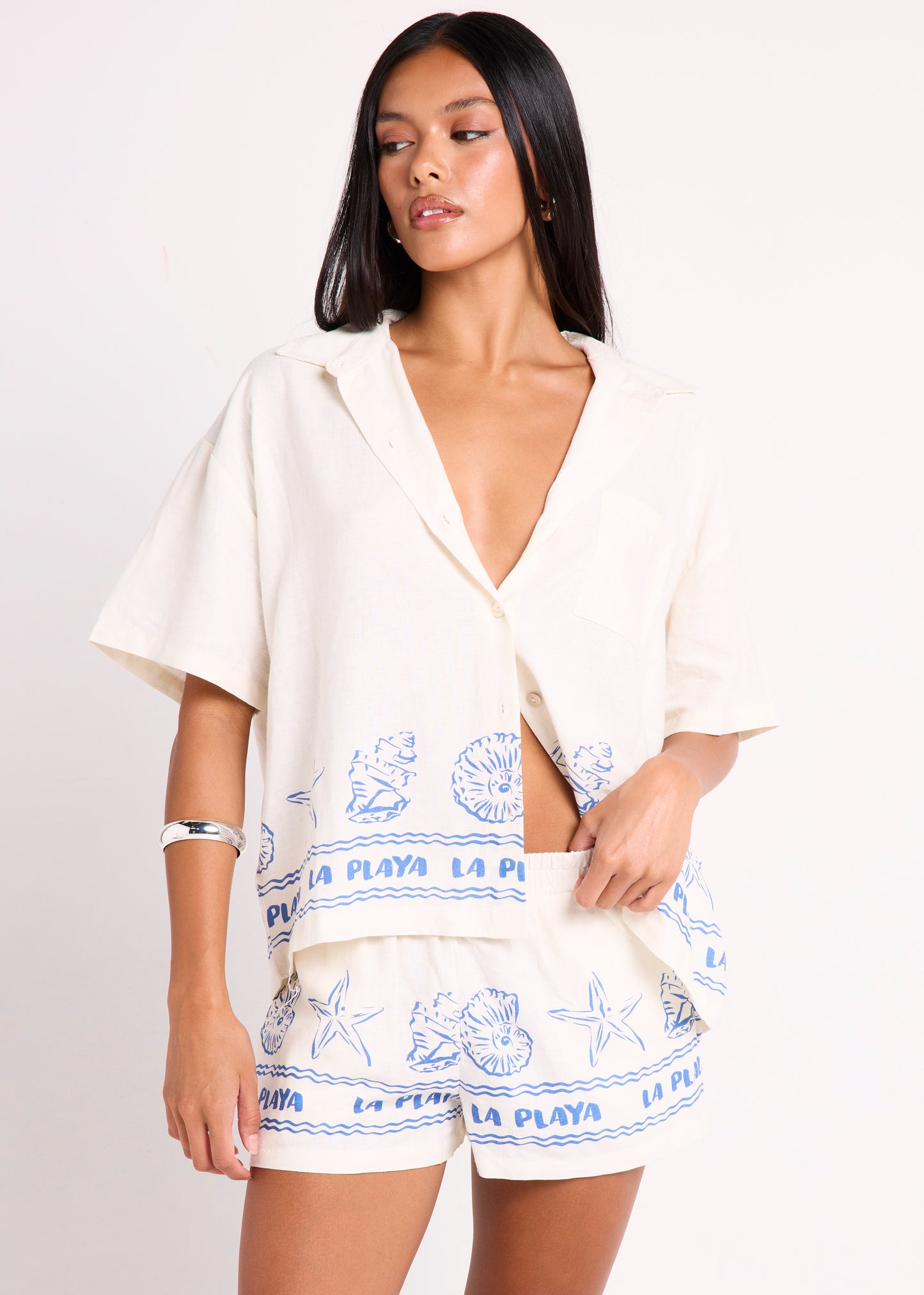 Lumea Short Sleeve Printed Shirt