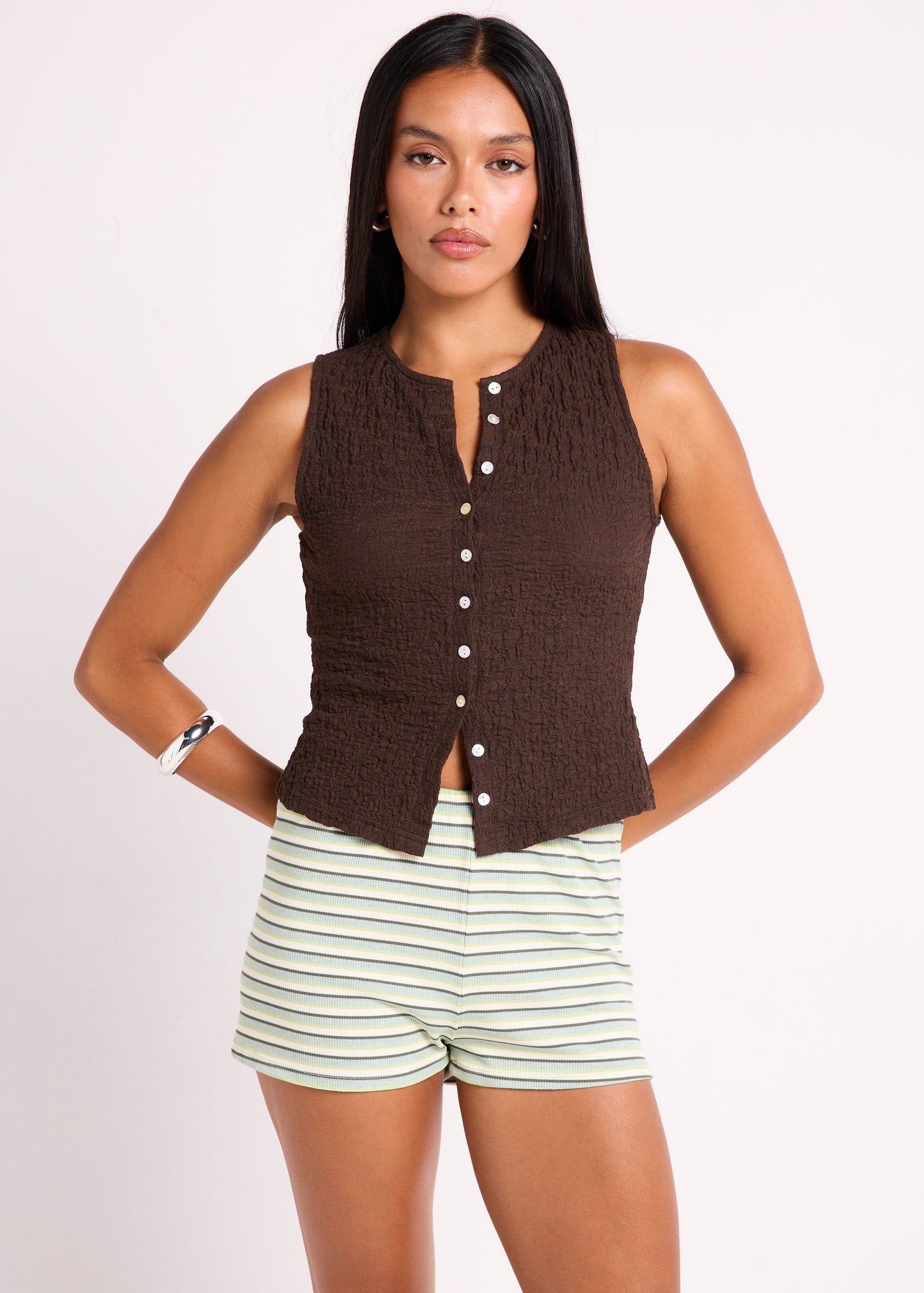 Maya Crinkled Tank