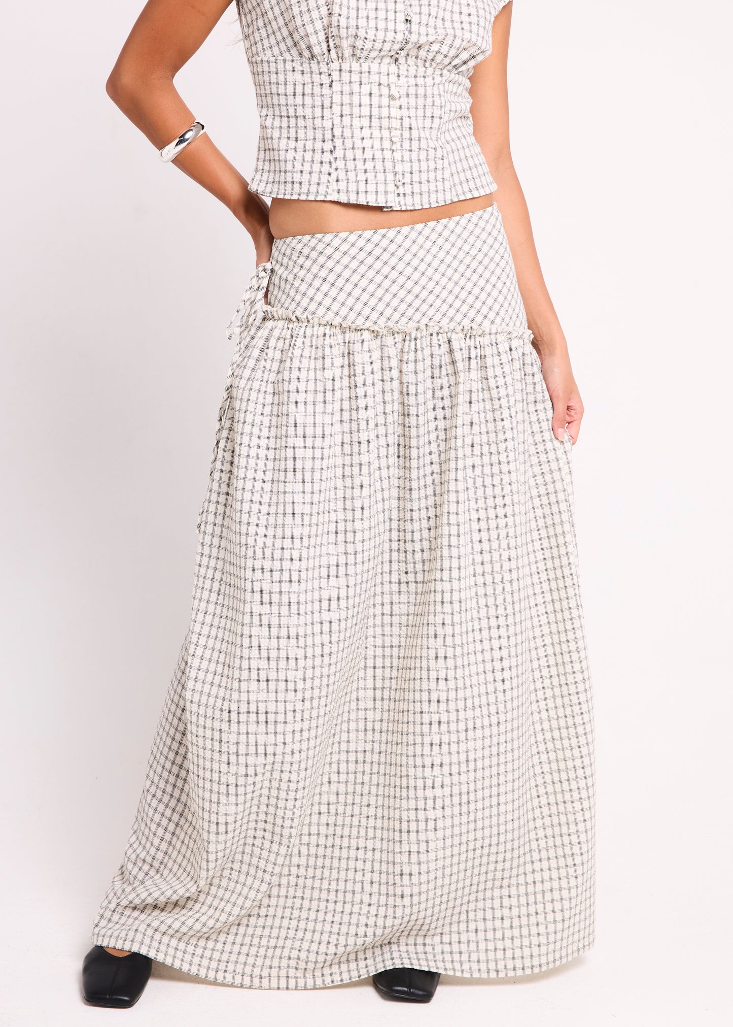 Freydis Check Skirt