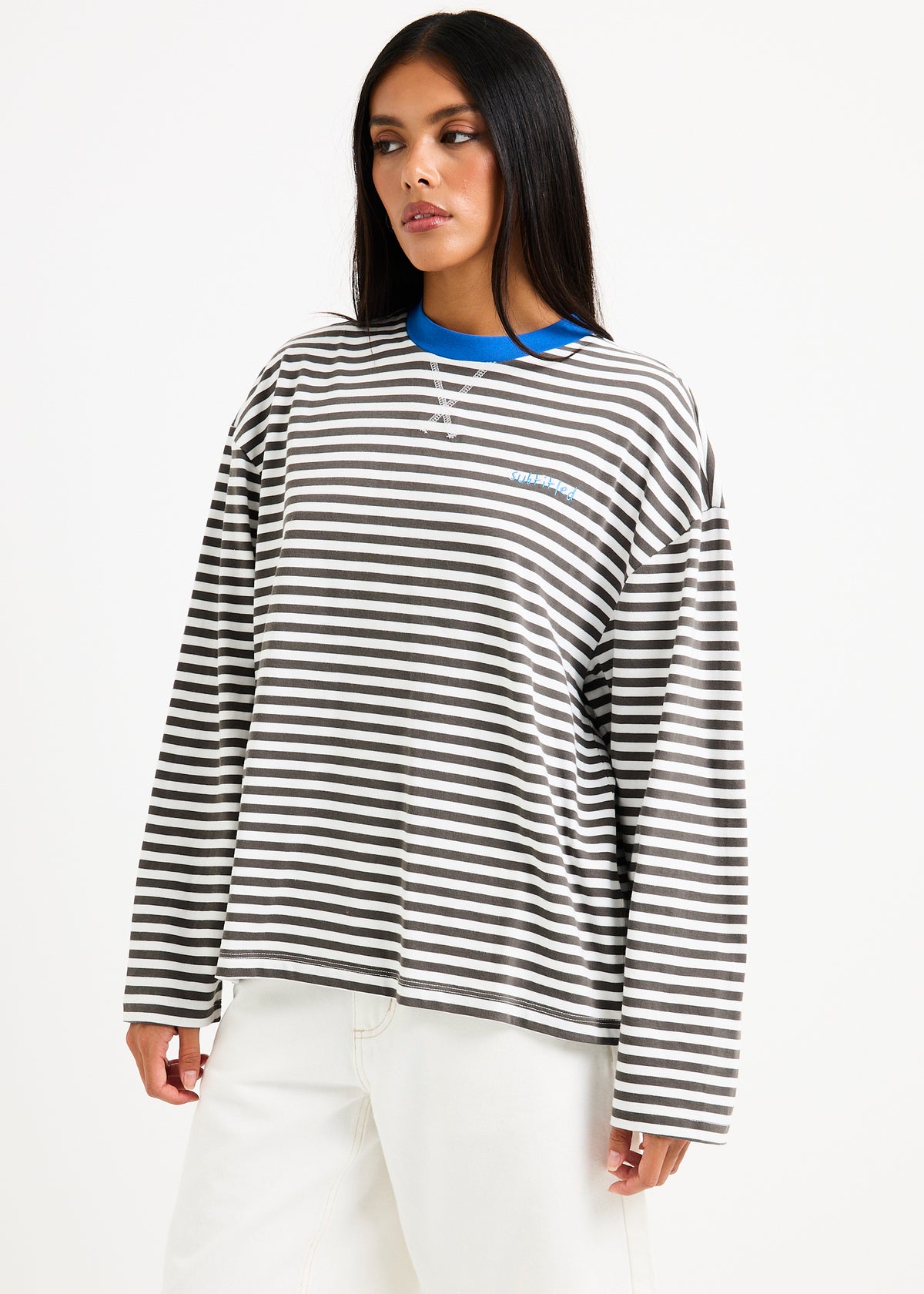 Hilo Striped Long Sleeve Top STRIPE