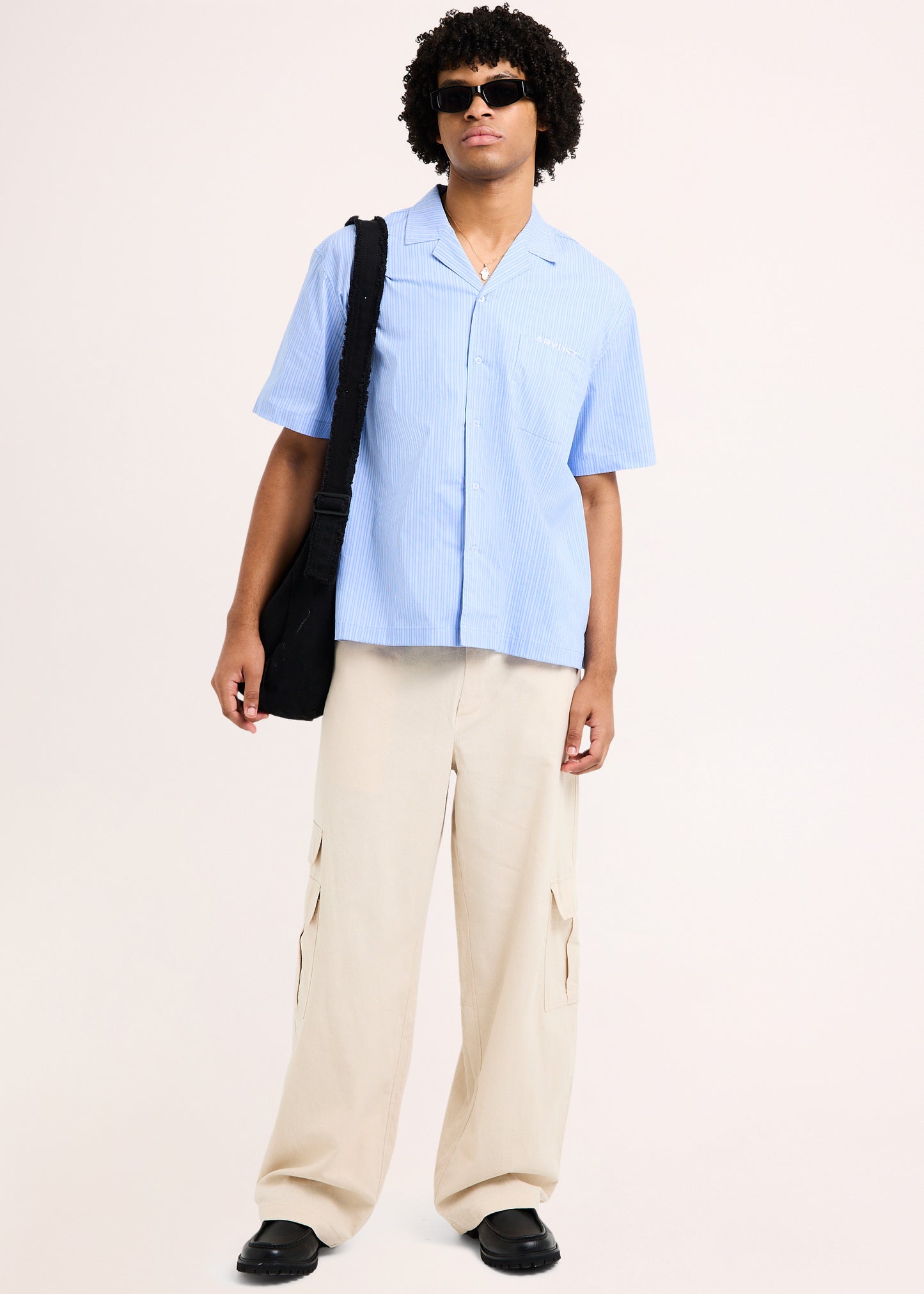 Box Striped Short Sleeve Shirt