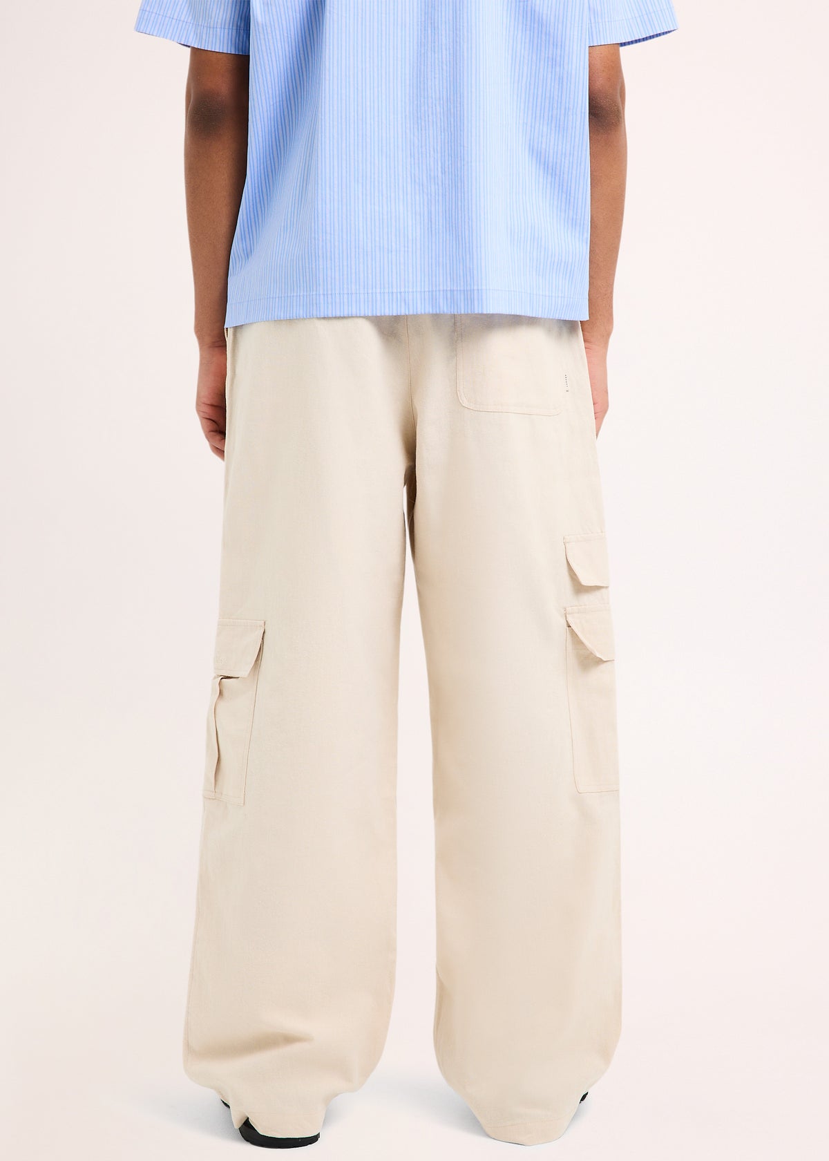 Naples Cargo Linen Pants NATURAL