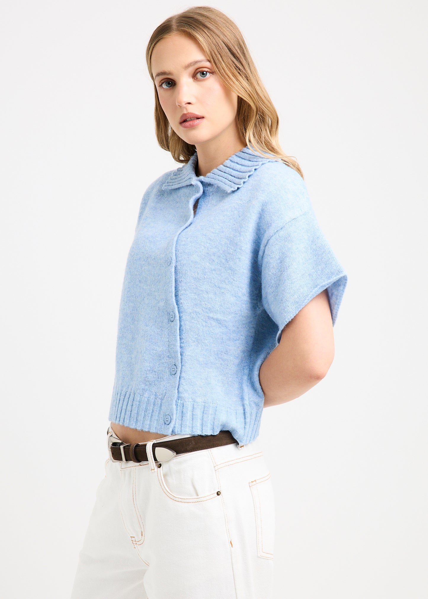 Sofia Asymm Knit Cardi