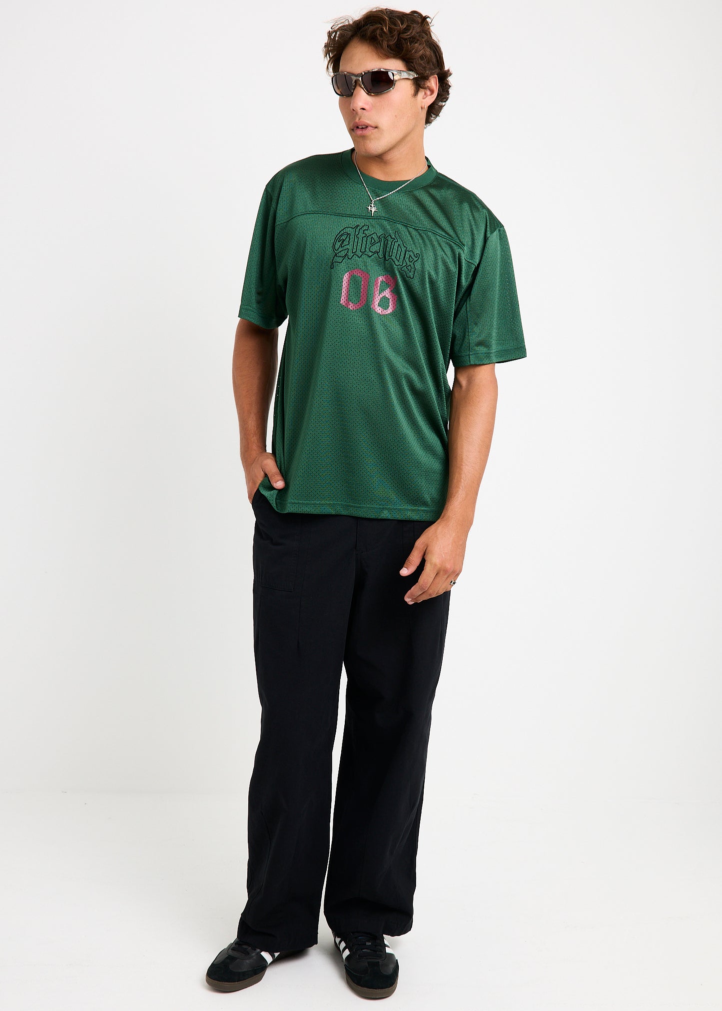 Zero Six Mesh Jersey Boxy T-Shirt