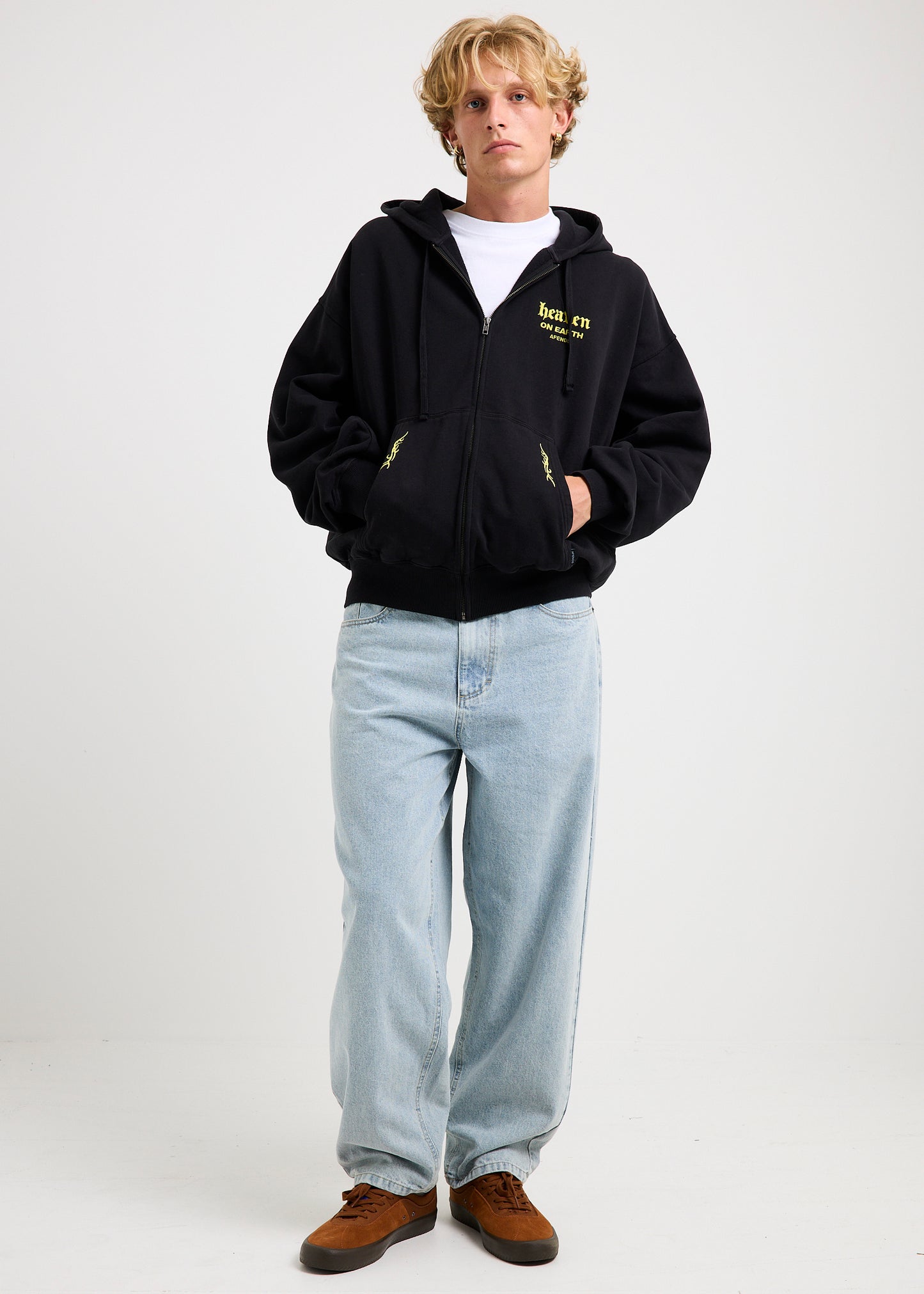 Heaven Boxy Zip Hoodie