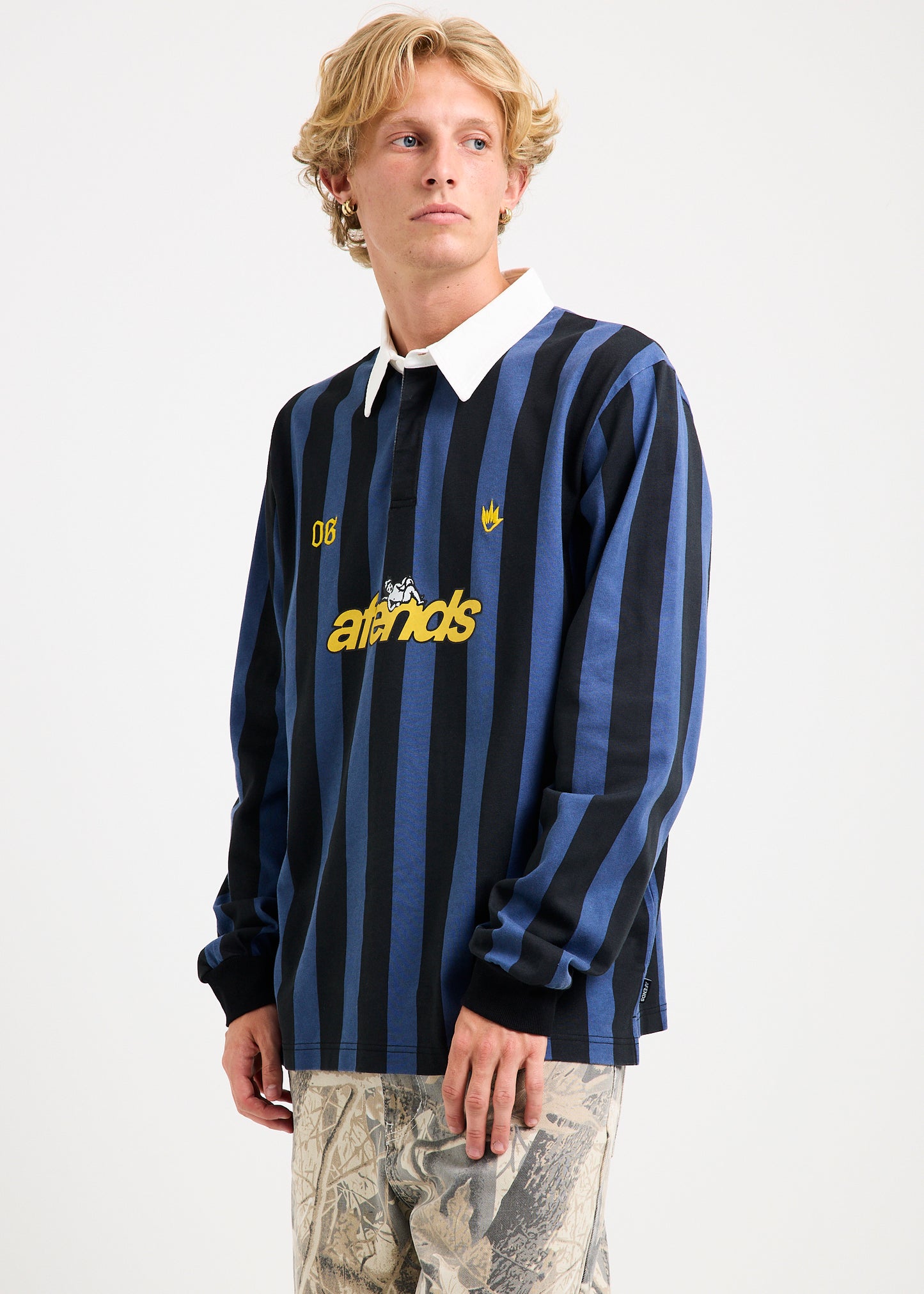 Angel Boy Rugby Long Sleeve Tee