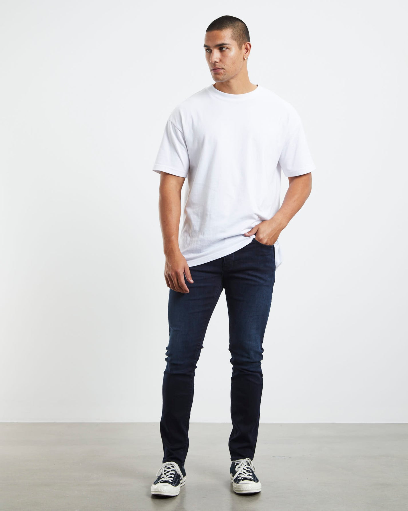 Iggy Skinny Denim Jeans Polar Dark - General Pants Co.