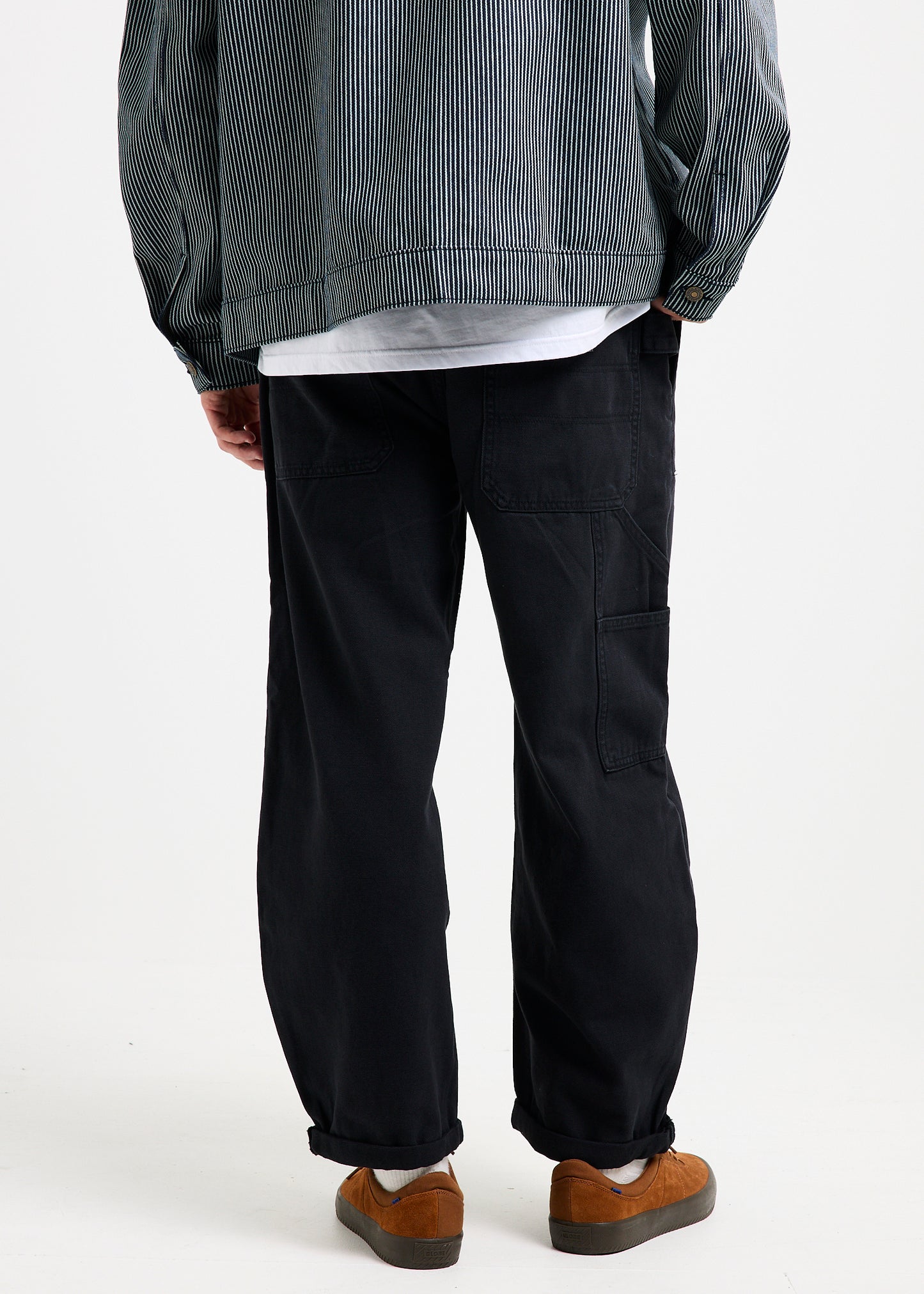 Ezy Barrel Denim Jeans Work Canvas Roll Black