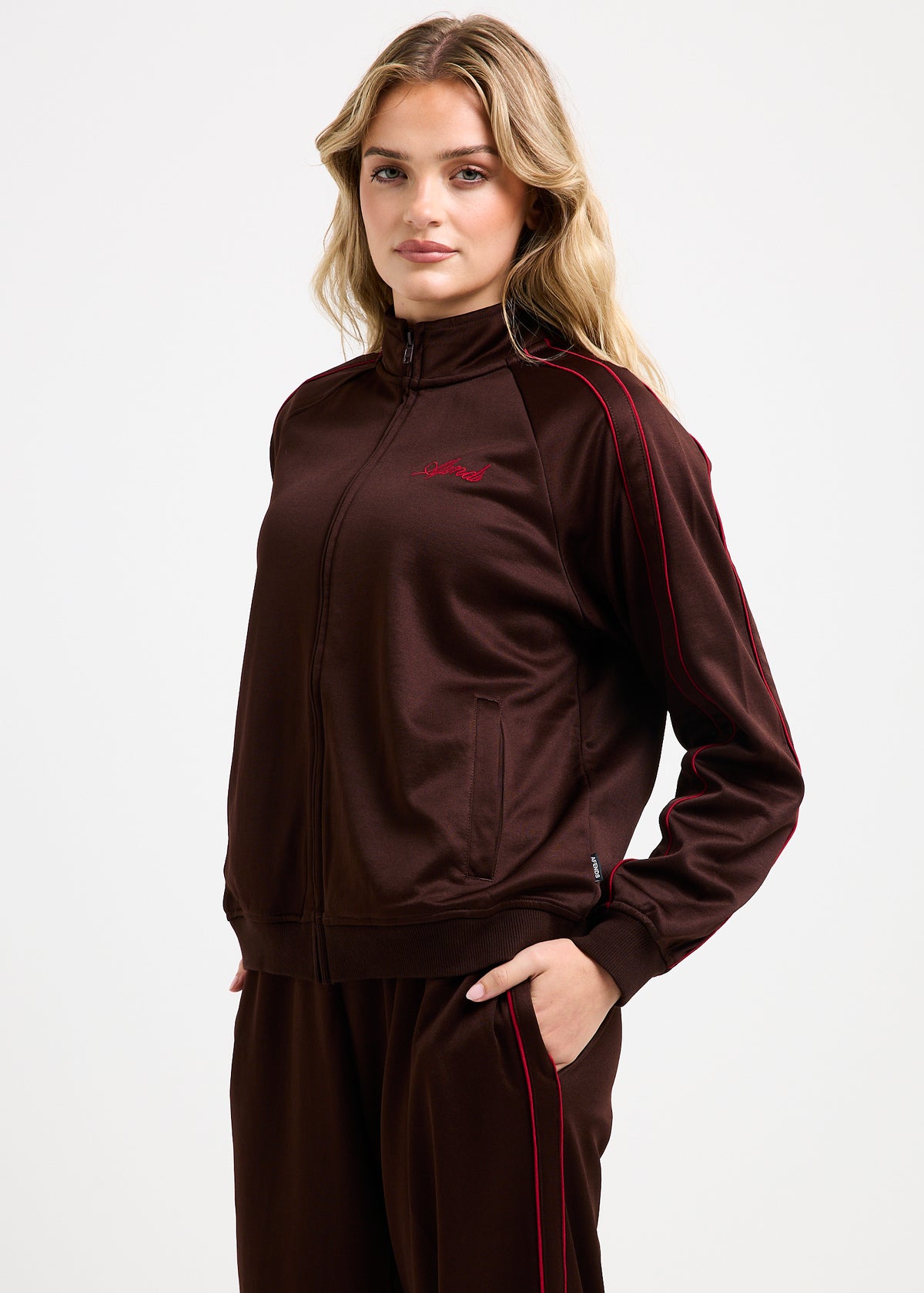 Avenue Track Jacket COFFEE