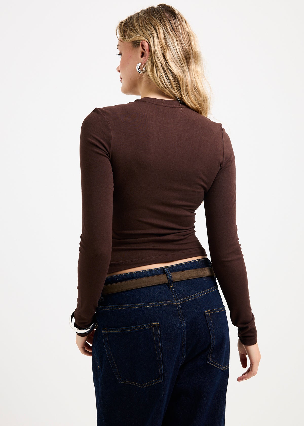 Slimline Long Sleeve DEEP CHOC