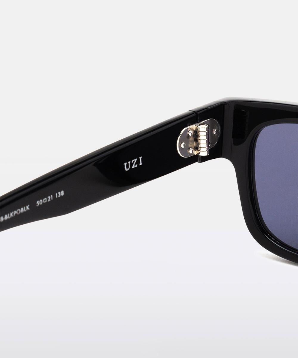 Uzi Sunglasses Black Polished BLACK