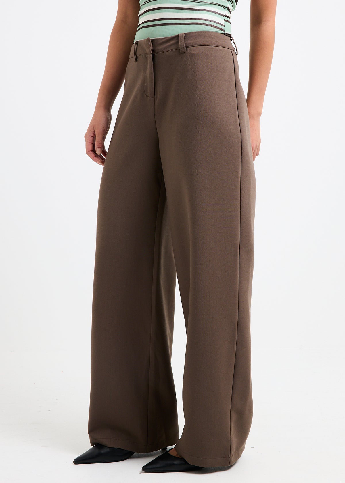 Aubrey Mid Straight Pants PEAT
