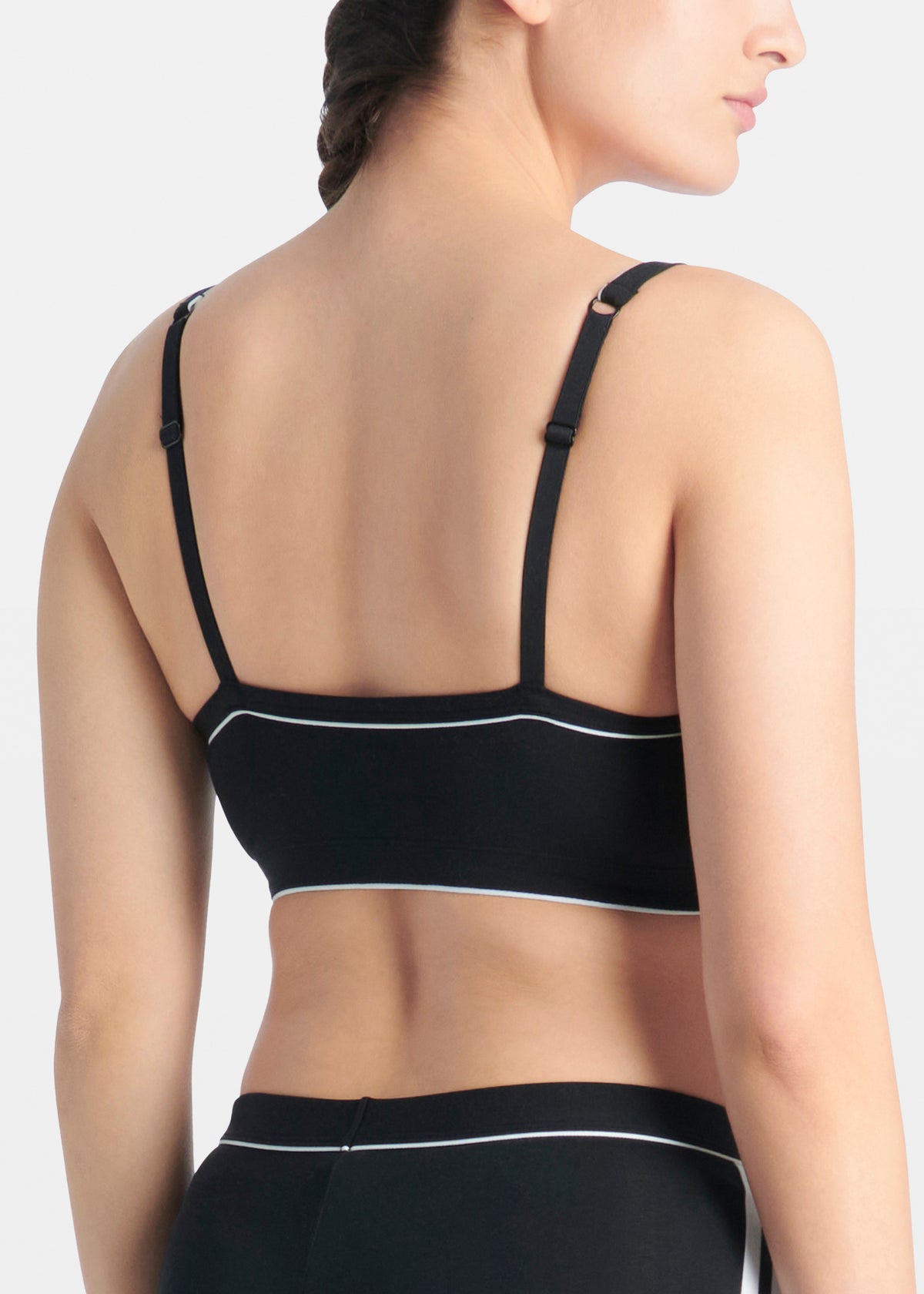 Adicolor Comfort Flex Cotton Scoop Bralette BLACK