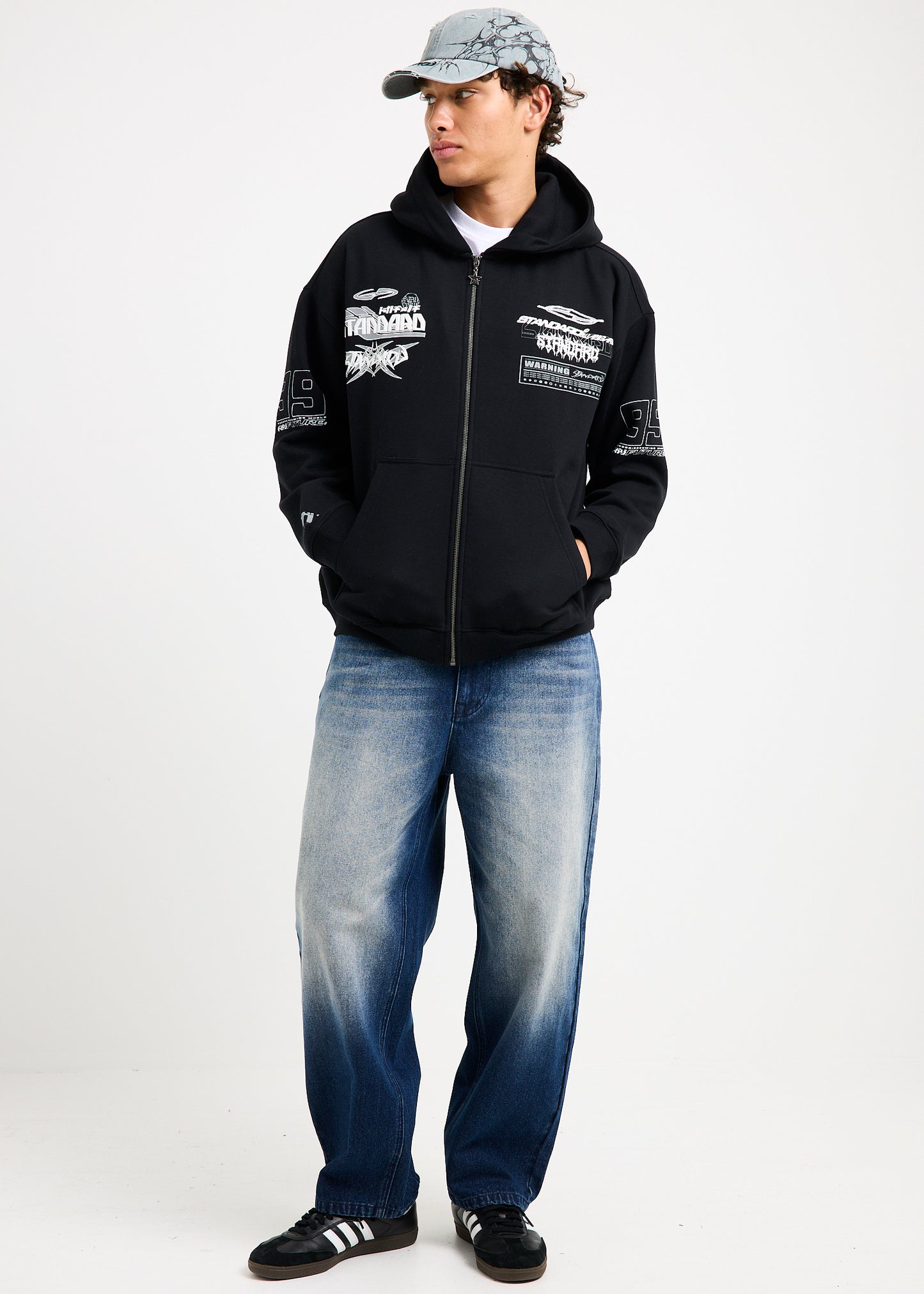 Stacked Zip Hoodie