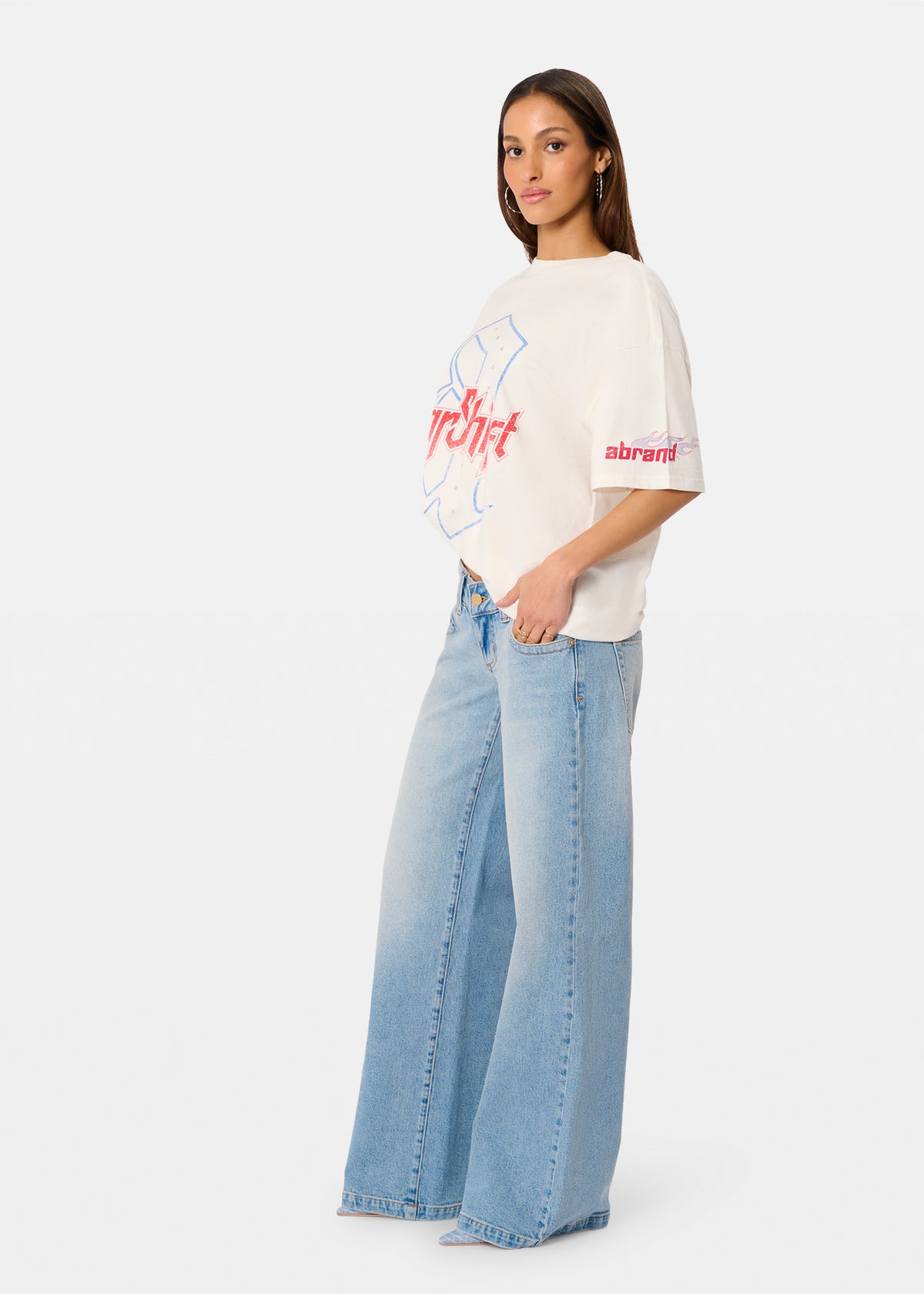 00 Super Low Wide Denim Jeans
