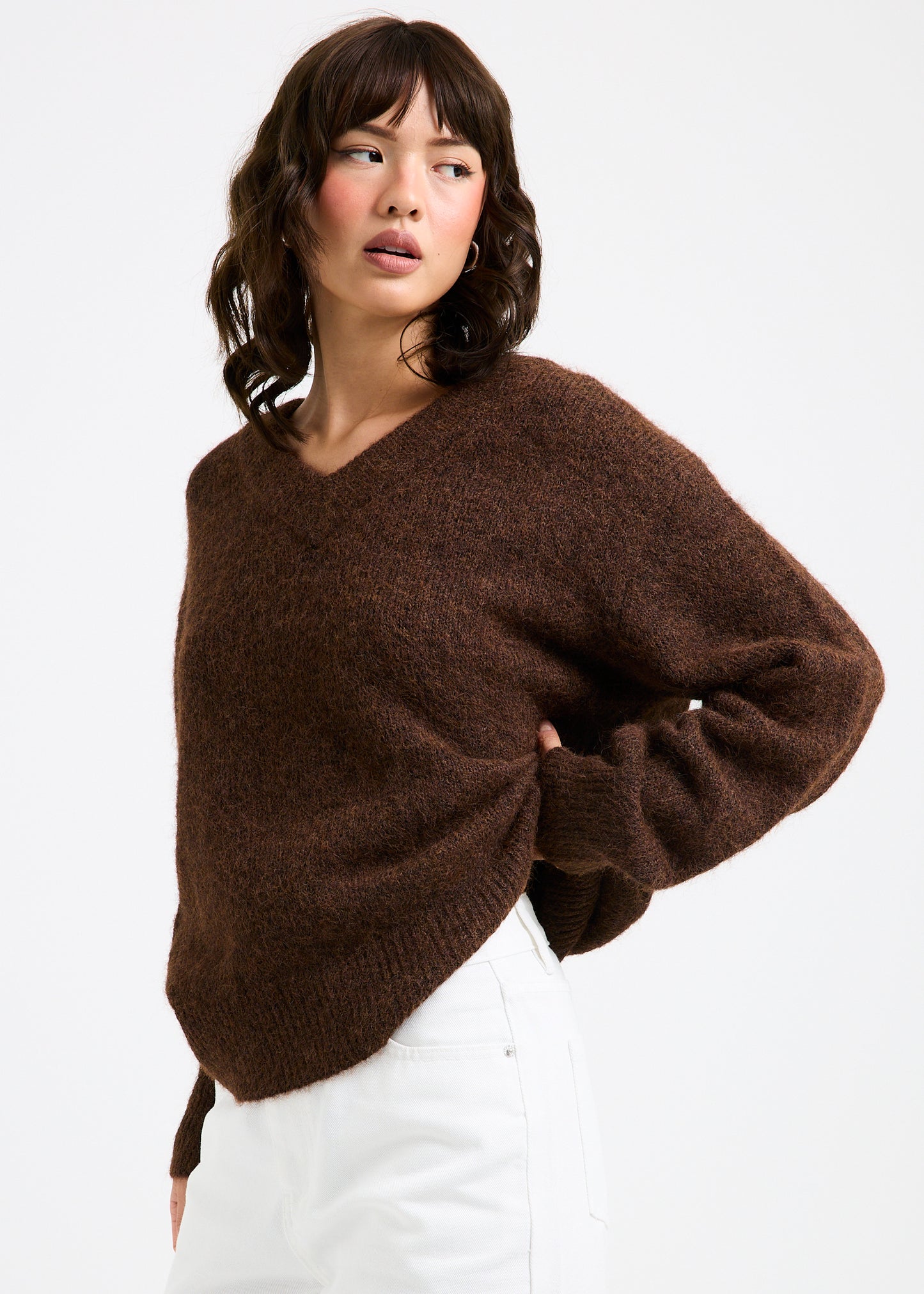 Grace V Neck Knit Jumper