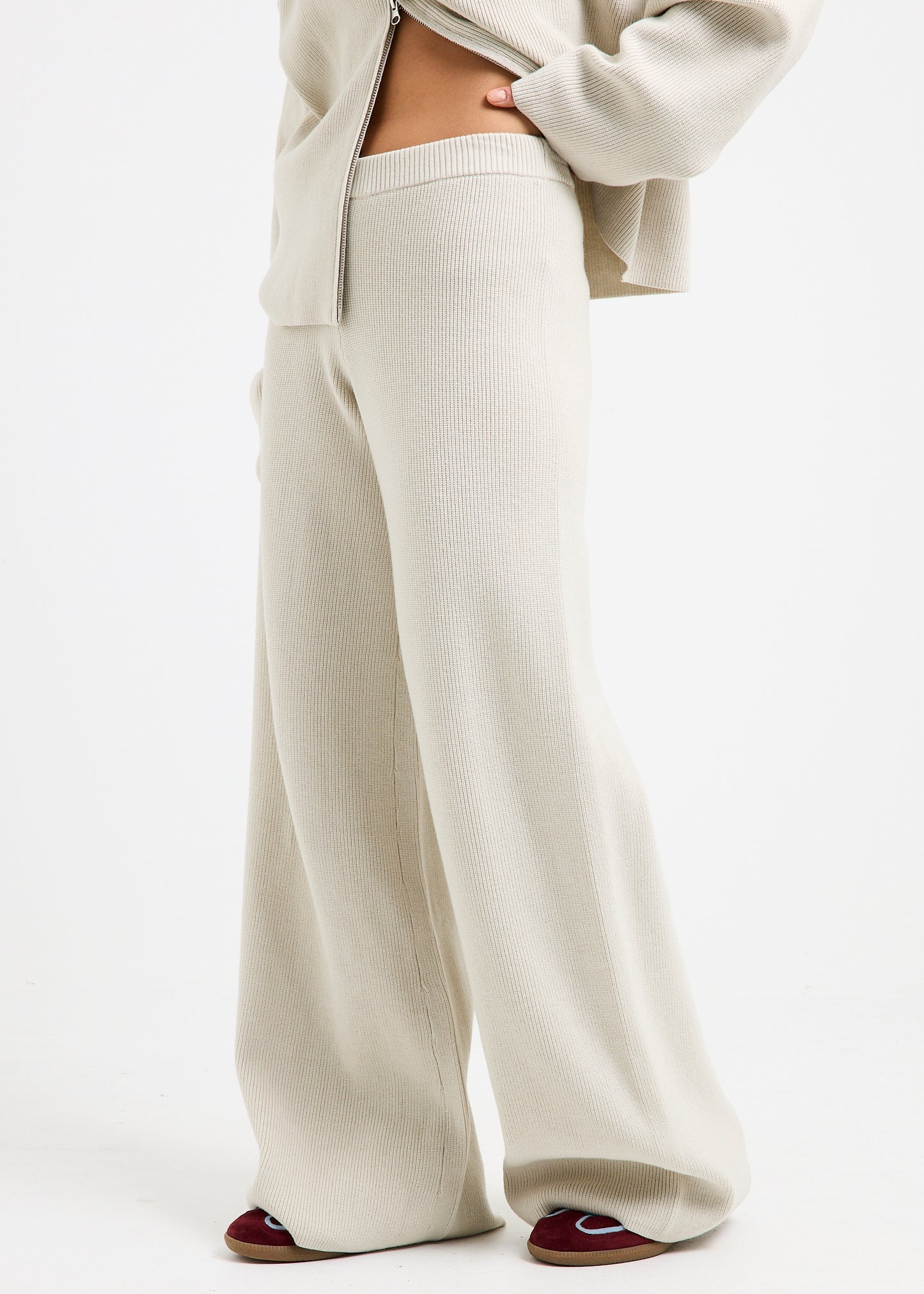 Agnes Rib Wide Leg Pants