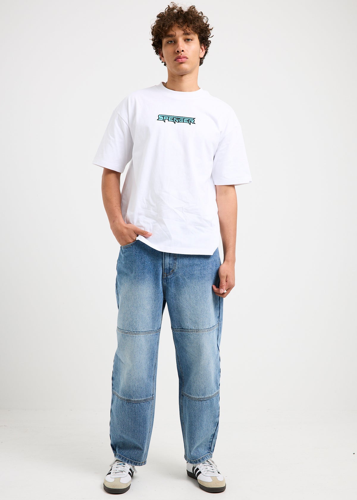 Street Block T-Shirt WHITE
