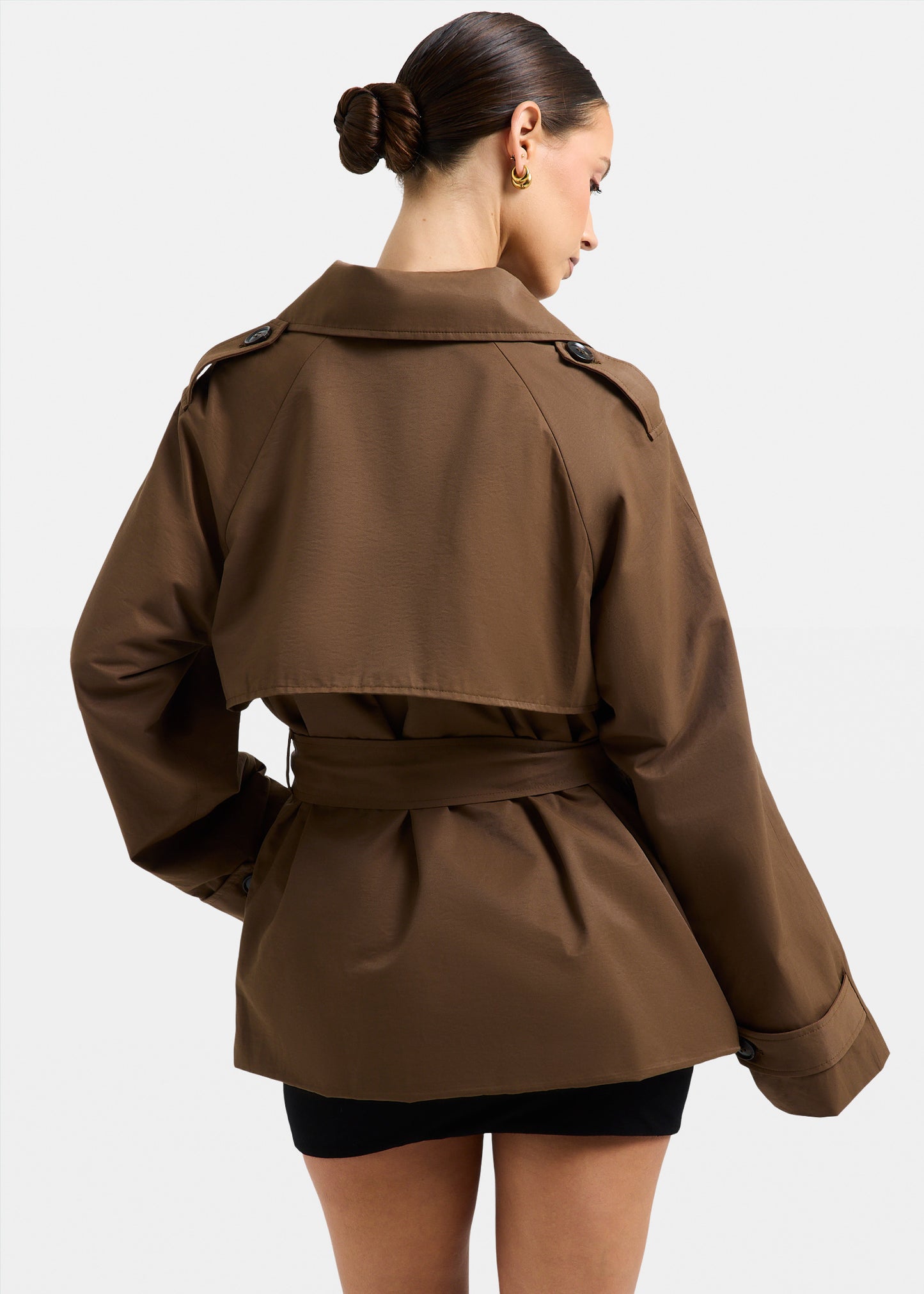 Tessa Cinched Trench Coat