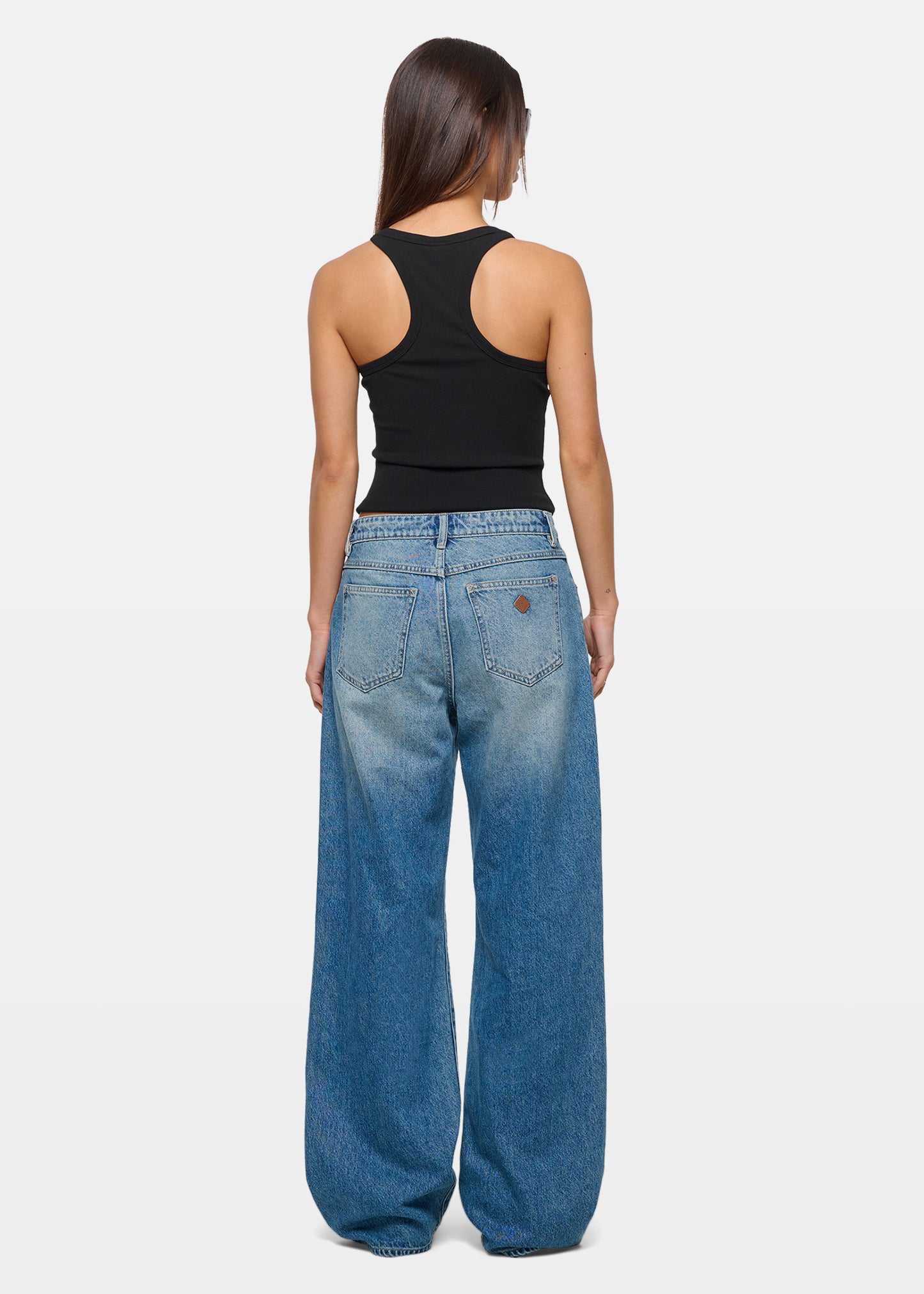 95 Mid Straight Denim Jeans