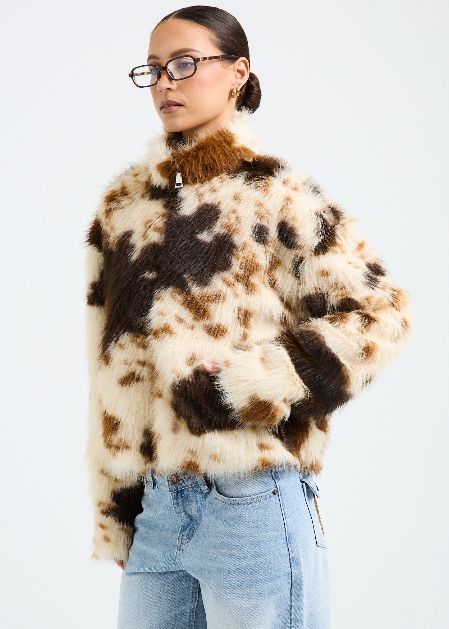 Highland Cow Print Jacket