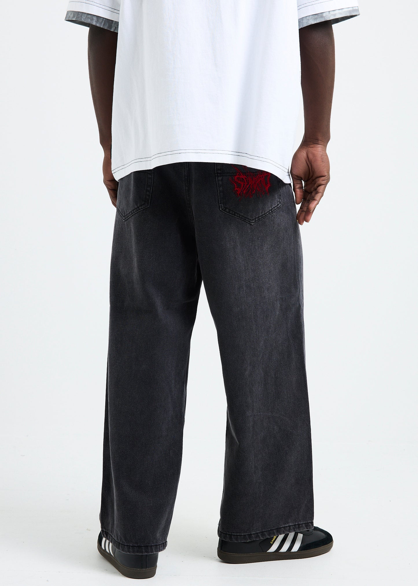 Cyber Script Denim Jeans