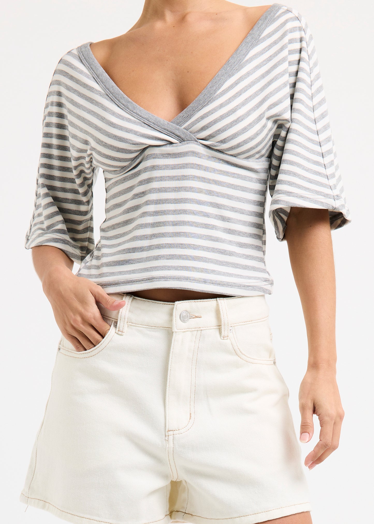 Andre Plunge V Neck