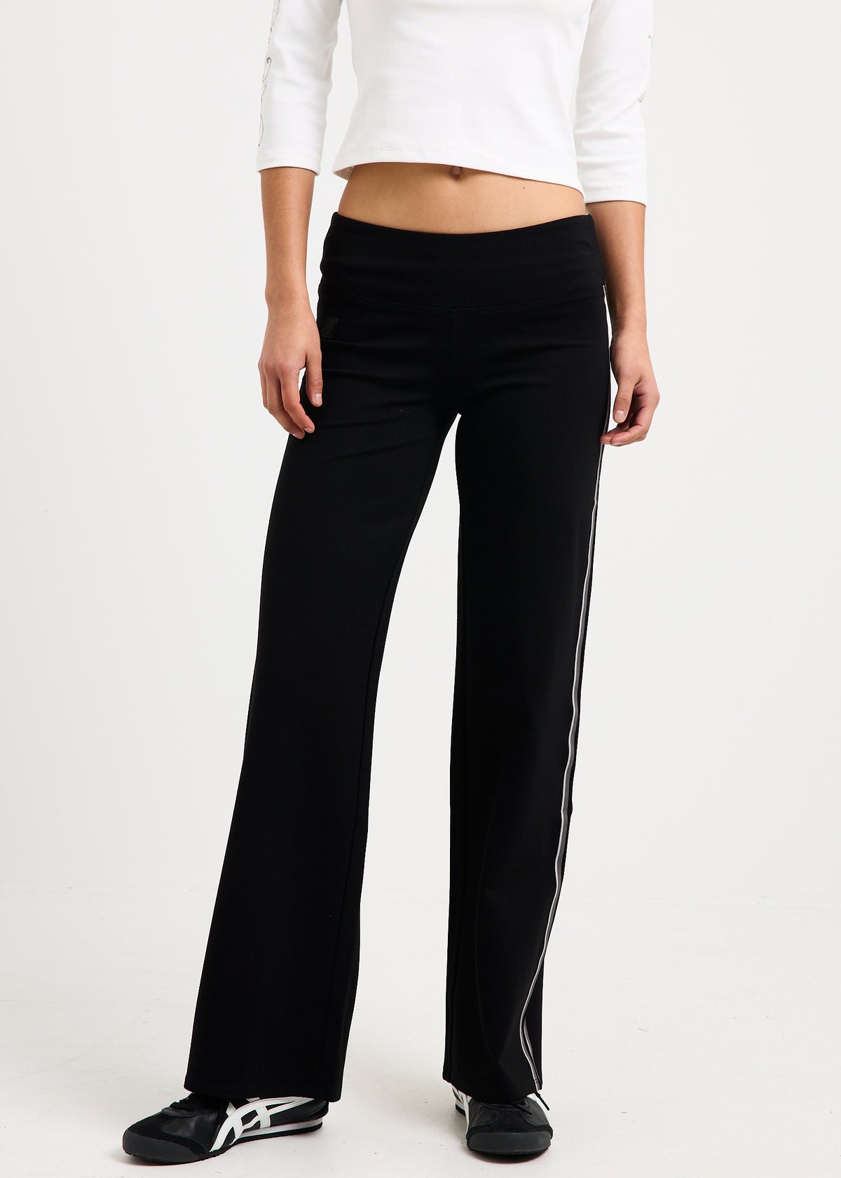 Drew Sporty Straight Leg Pants BLACK