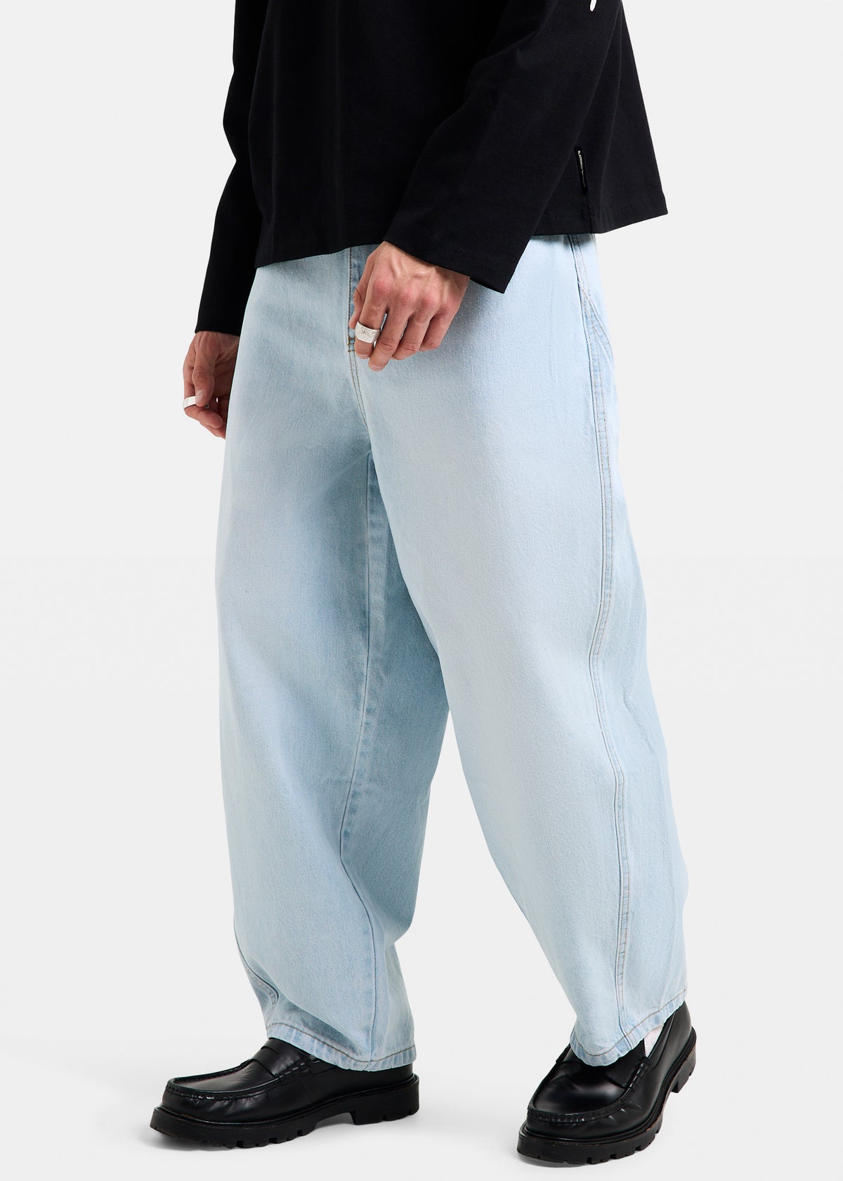 Disrupt Baggy Denim Jeans LIGHT BLUE