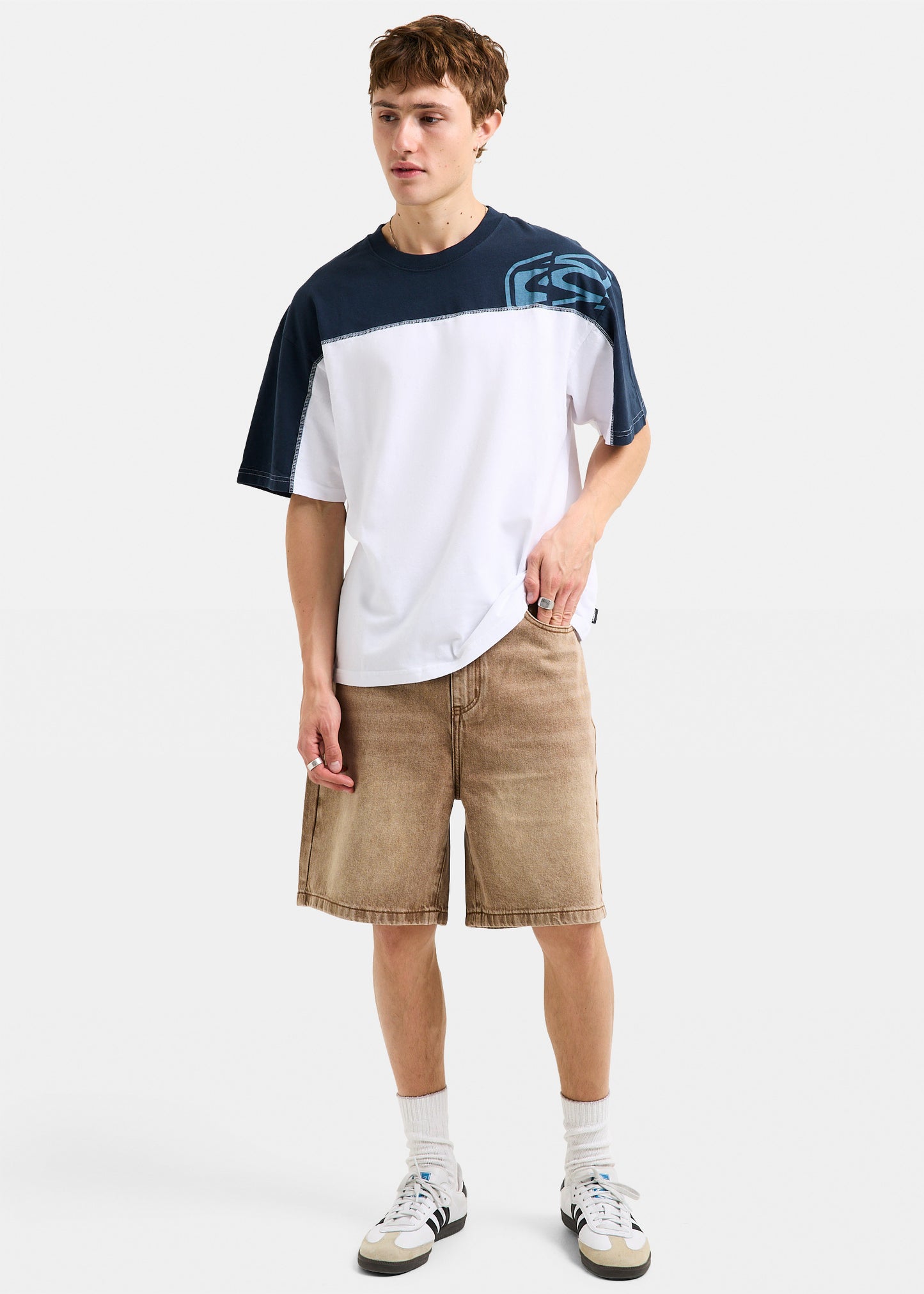 ARCHIVE THRASHED PANEL TEE